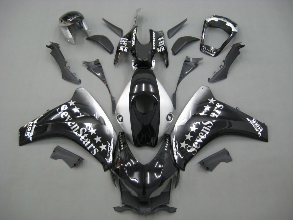 2008-2011 Honda CBR1000 RR Black SevenStars Racing Fairings Generic