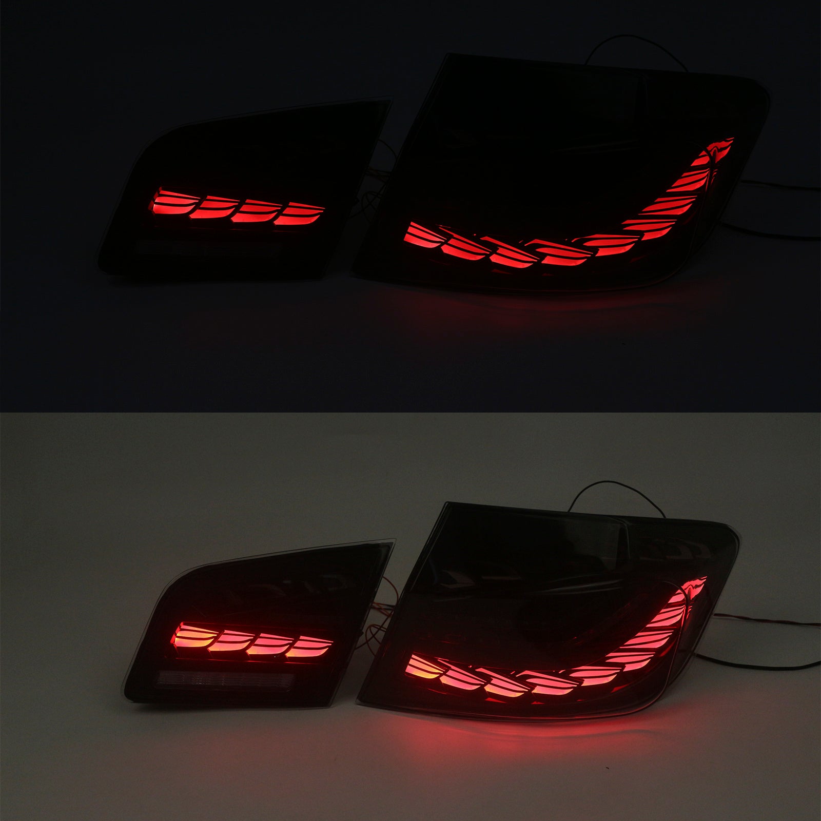 BMW radu 5 6. generácie, 2010 – 2016, 5F10 F18 M5 L&Zadné svetlá R s dymovými LED diódami