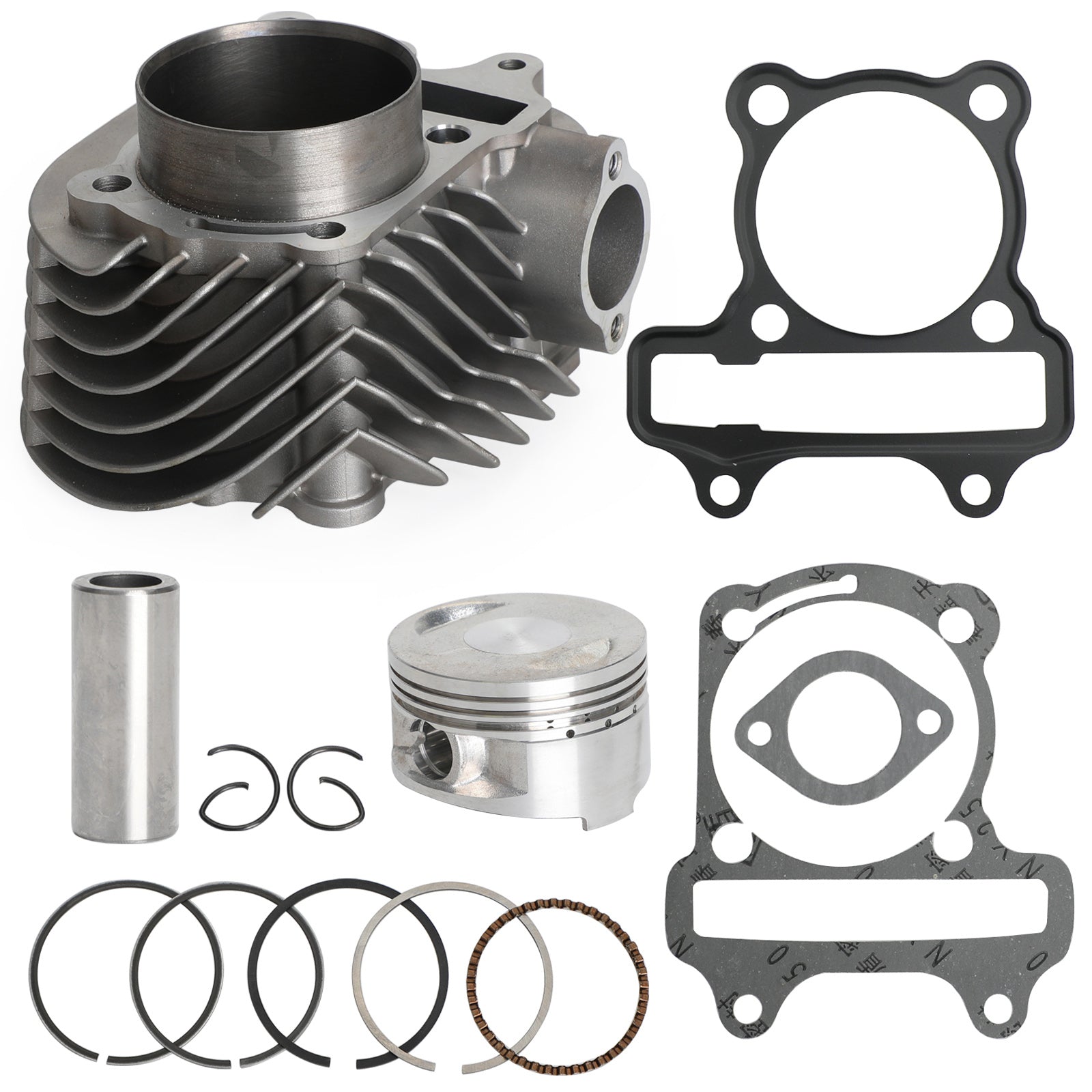 172cc 180cc 61mm Big Bore Cylinder Kit For GY6 150cc Chinese Scooter ATV Buggy