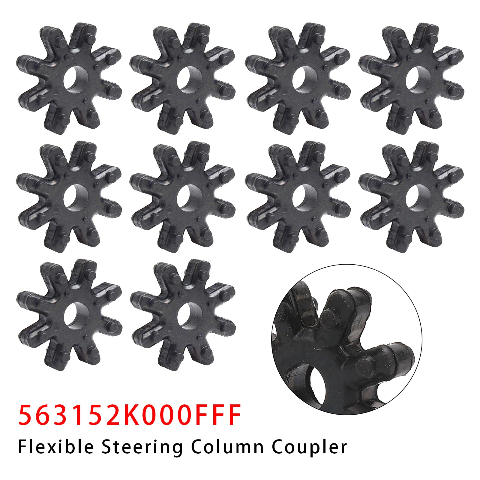 Coupleur de colonne de direction Flexible 10x, pour Hyundai Elantra Kia Optima 563152K000FFF