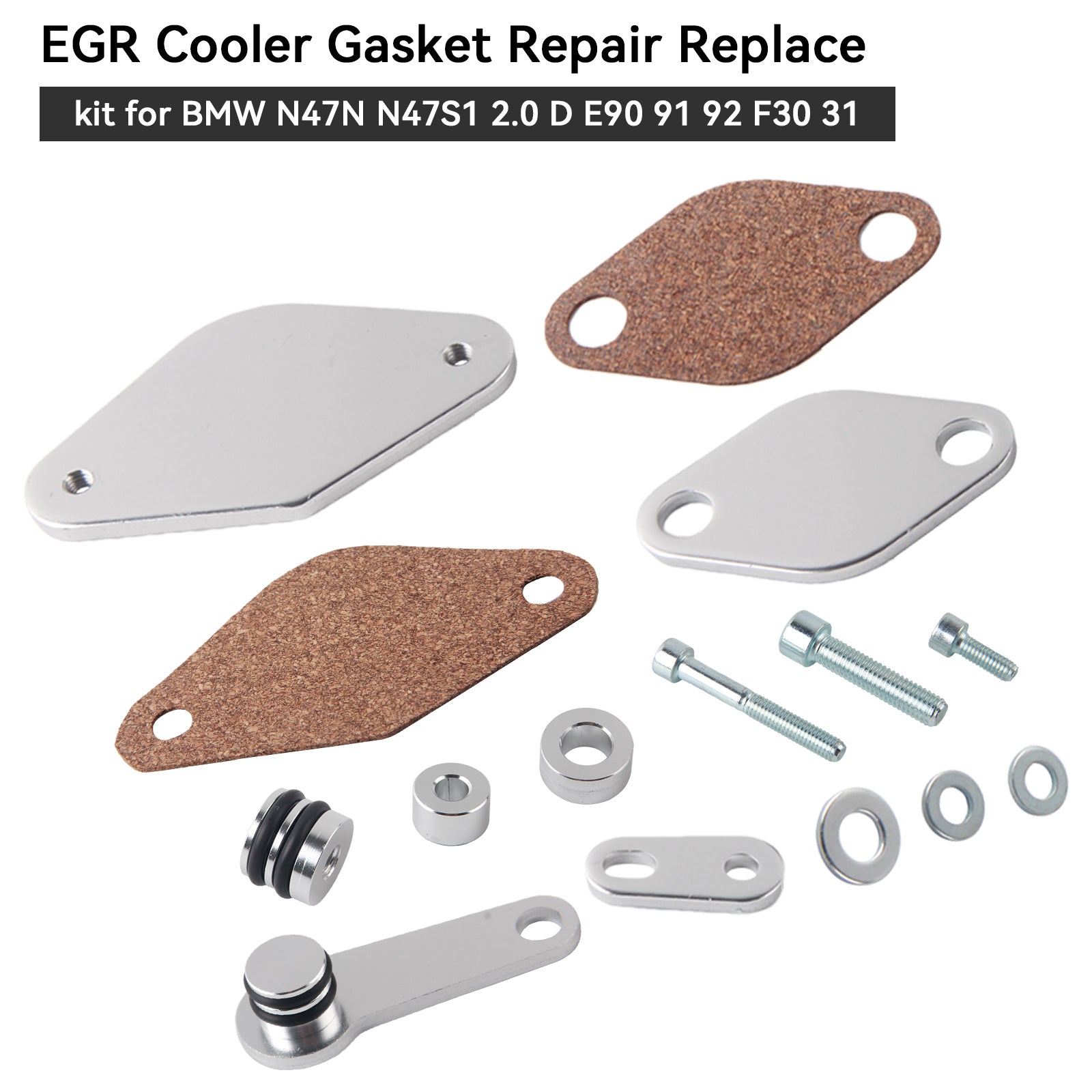 BMW 3' E93 LCI 320d, N47N EGR Cooler Gasket Repair Replace kit