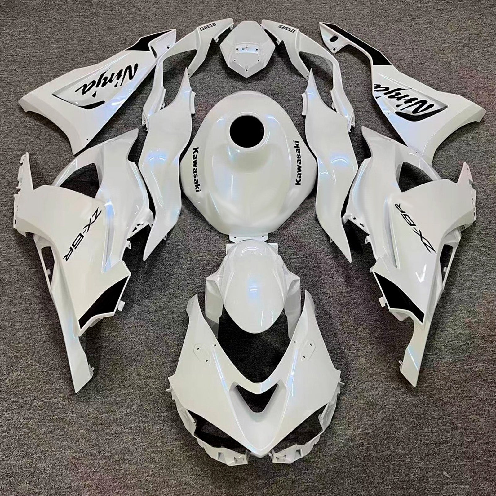 Kit carenatura iniezione carrozzeria in plastica ABS adatta per Kawasaki ZX-6R 2024-2025