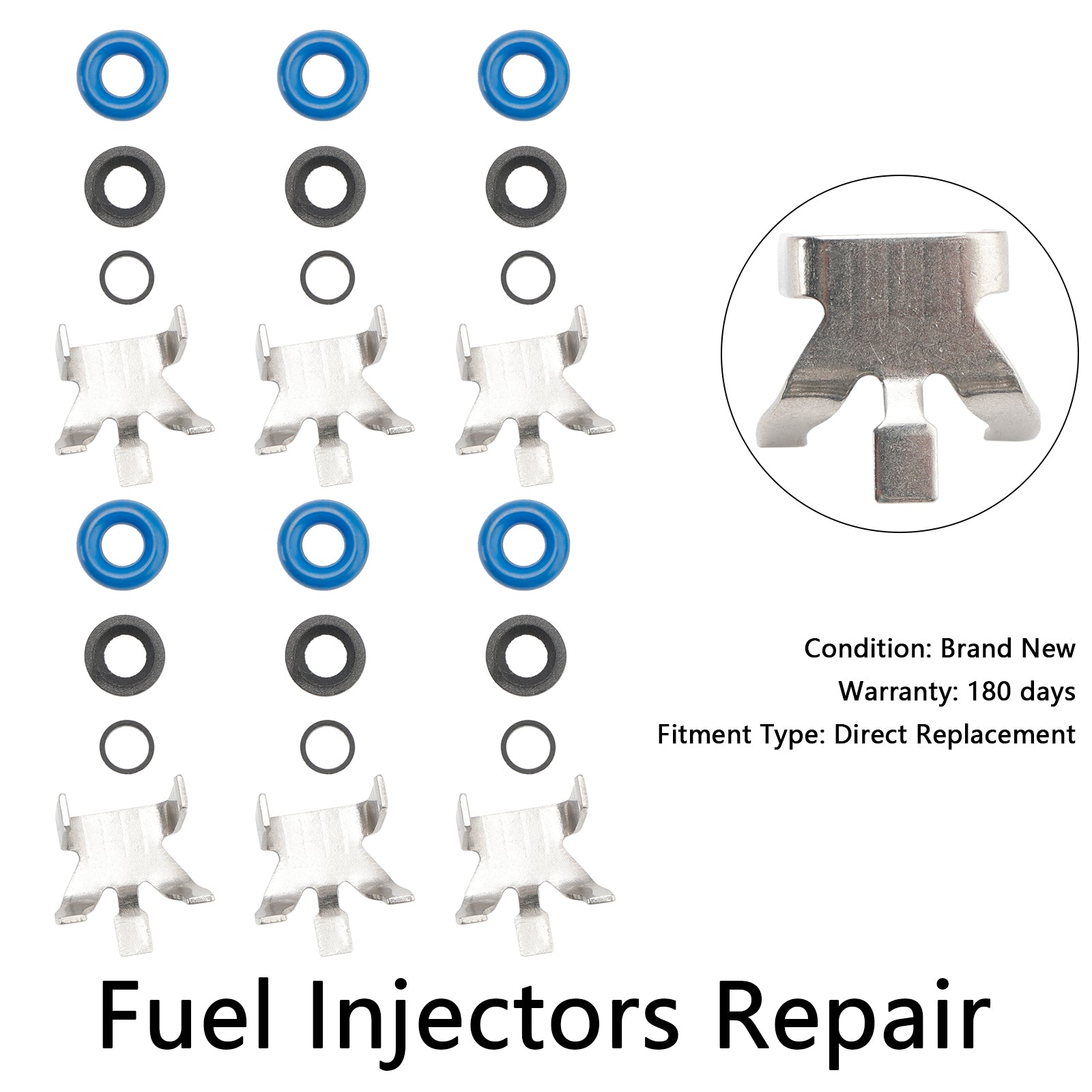 2011-2016 Ford F150 3.5L Turbo EcoBoost 6PCS Brandstofinjector Reparatieafdichtingsset