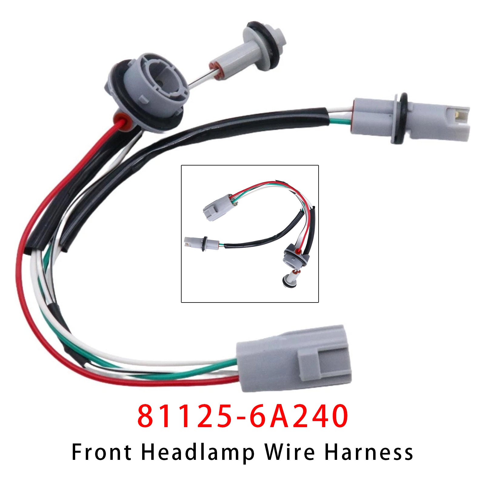 Front Headlamp Wire Harness 81125-6A240 For Toyota GX470 2003-2009