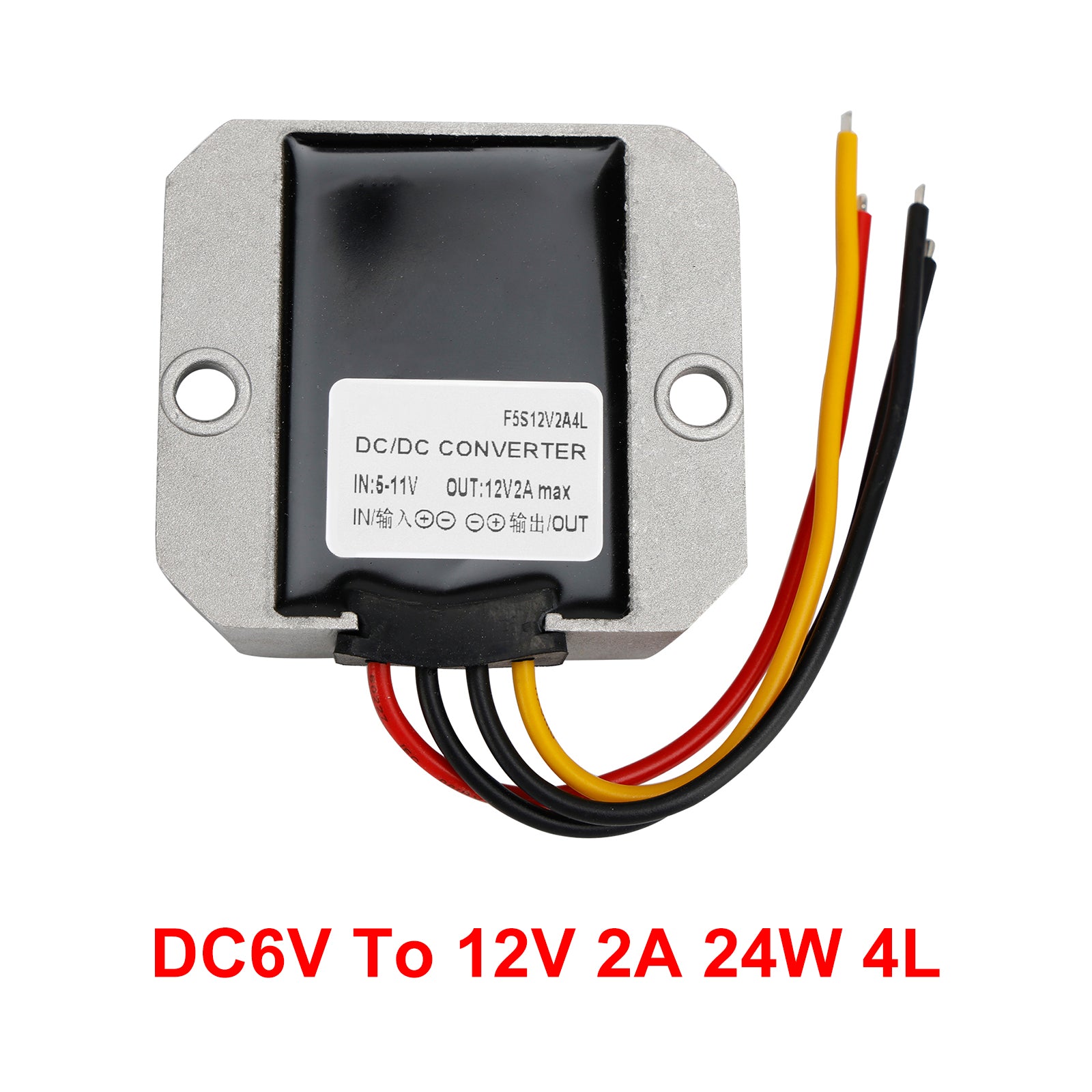 DC-DC 6V till 12V 2A 24W Step-Up Power Supply Converter Regulator Waterproof