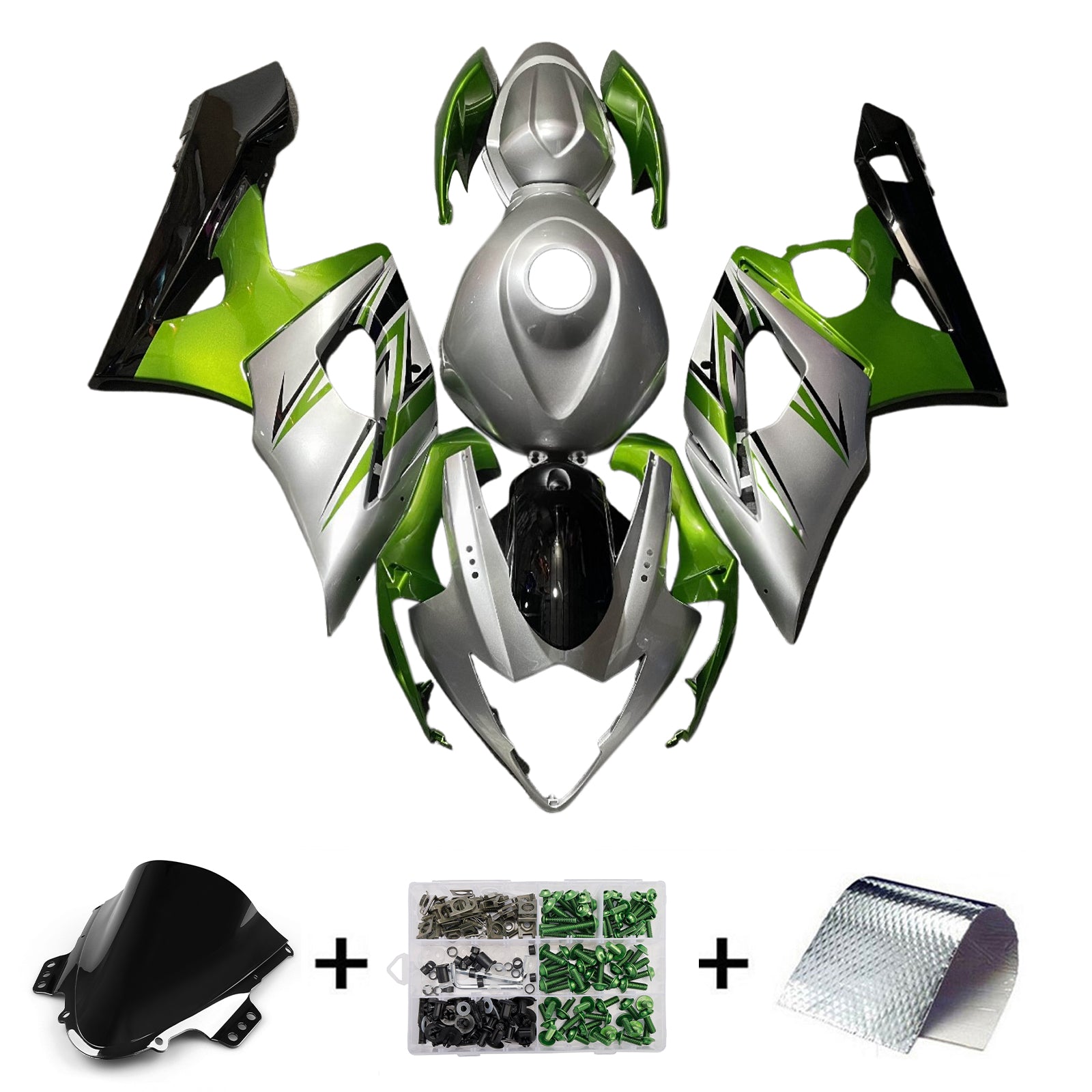 Kit na vstrekovanie kapoty karoséria plastový abs pre Suzuki GSXR1000 2005-2006 K5