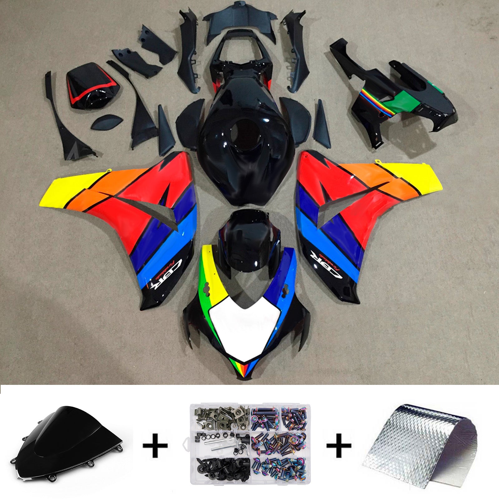 Injection Fairing Kit Bodywork Plastic ABS For Honda CBR1000RR 2008-2011