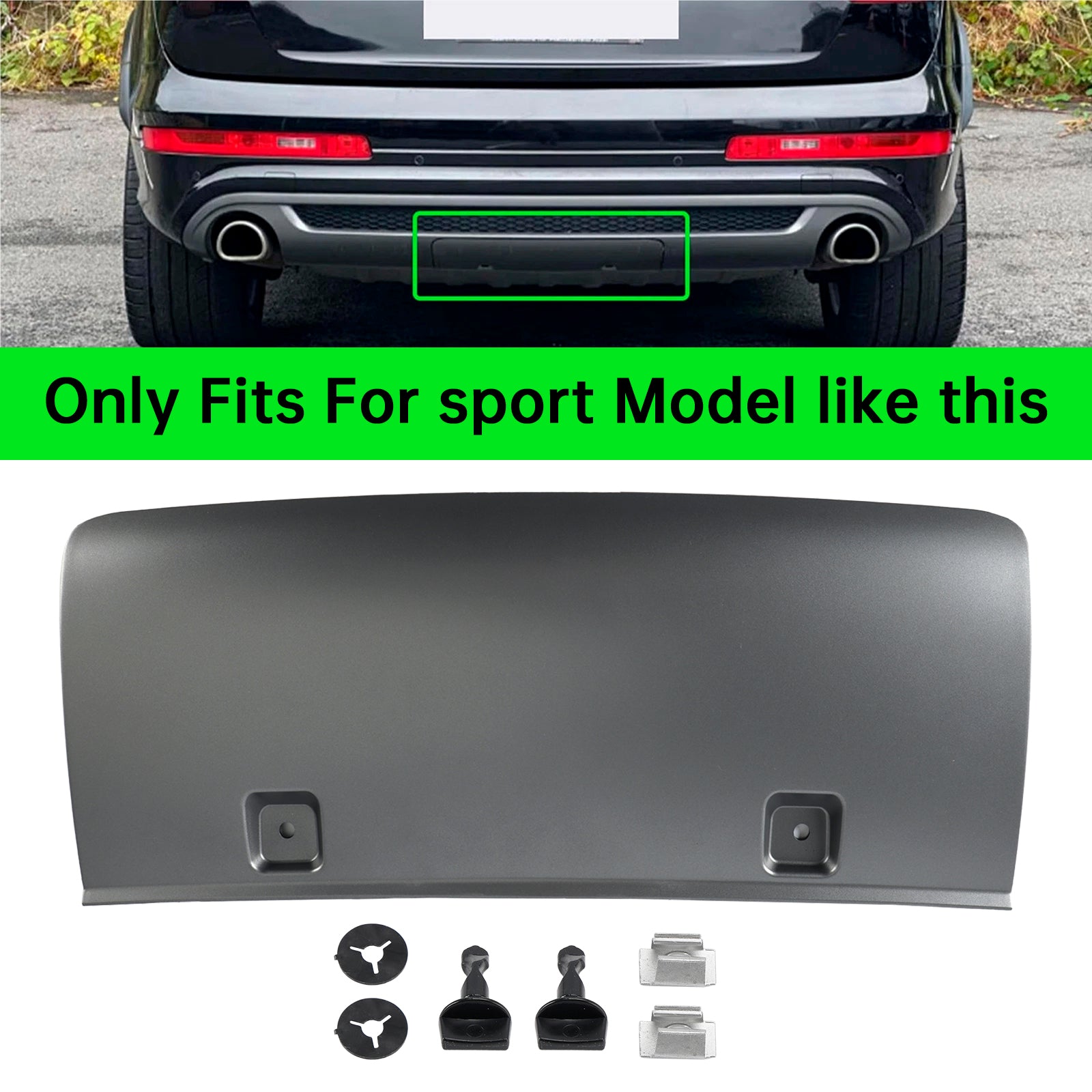 4L0807819M Rear Bumper Tow Hook Bar Cover Cap for Audi Q7 2010-2015