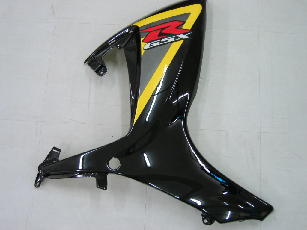 2006-2007 Suzuki GSXR 600 750 Black & Yellow GSXR Racing Fairings Generic