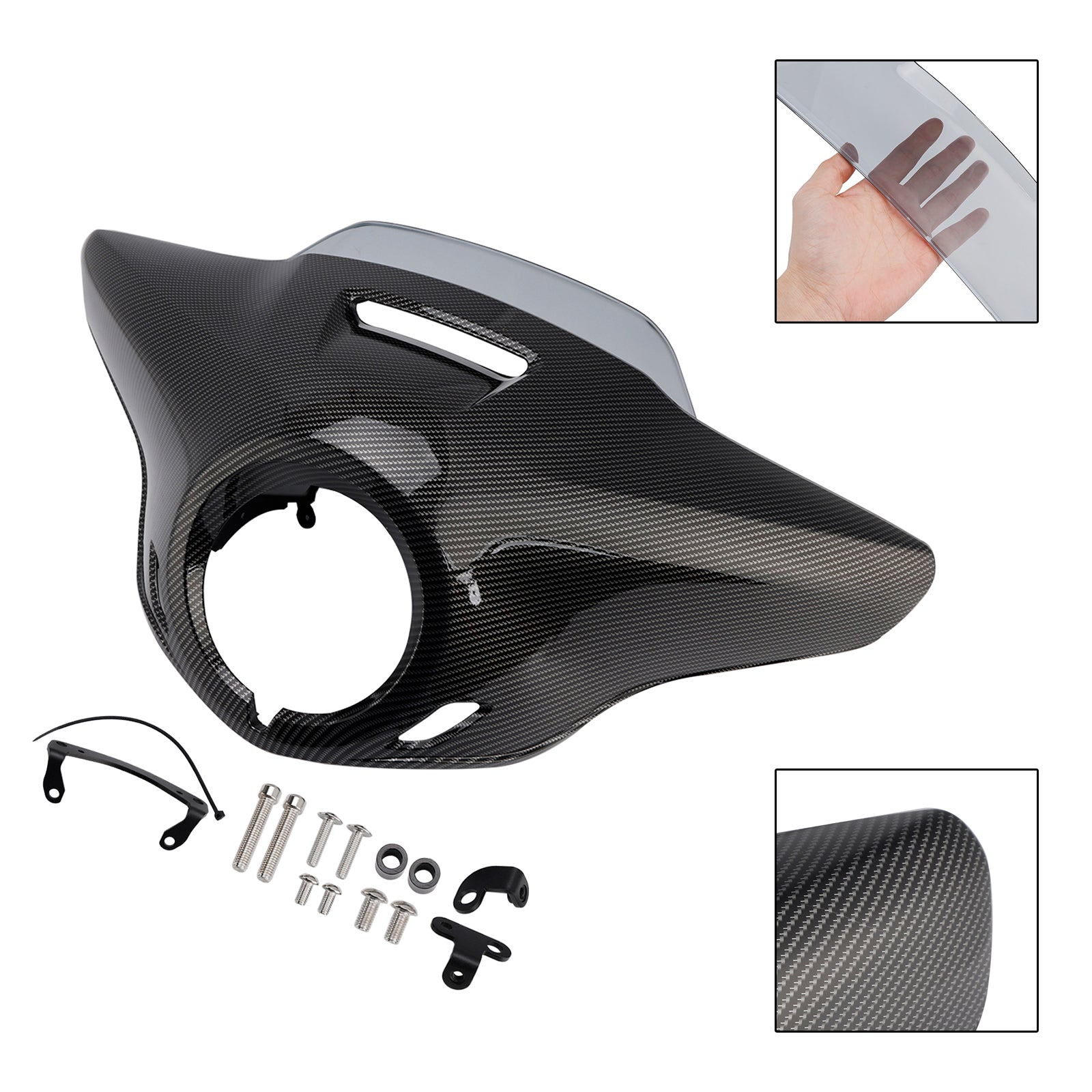 Windshield WindScreen Headlight Fairing fit for HONDA CM300 CM500 2021-2024