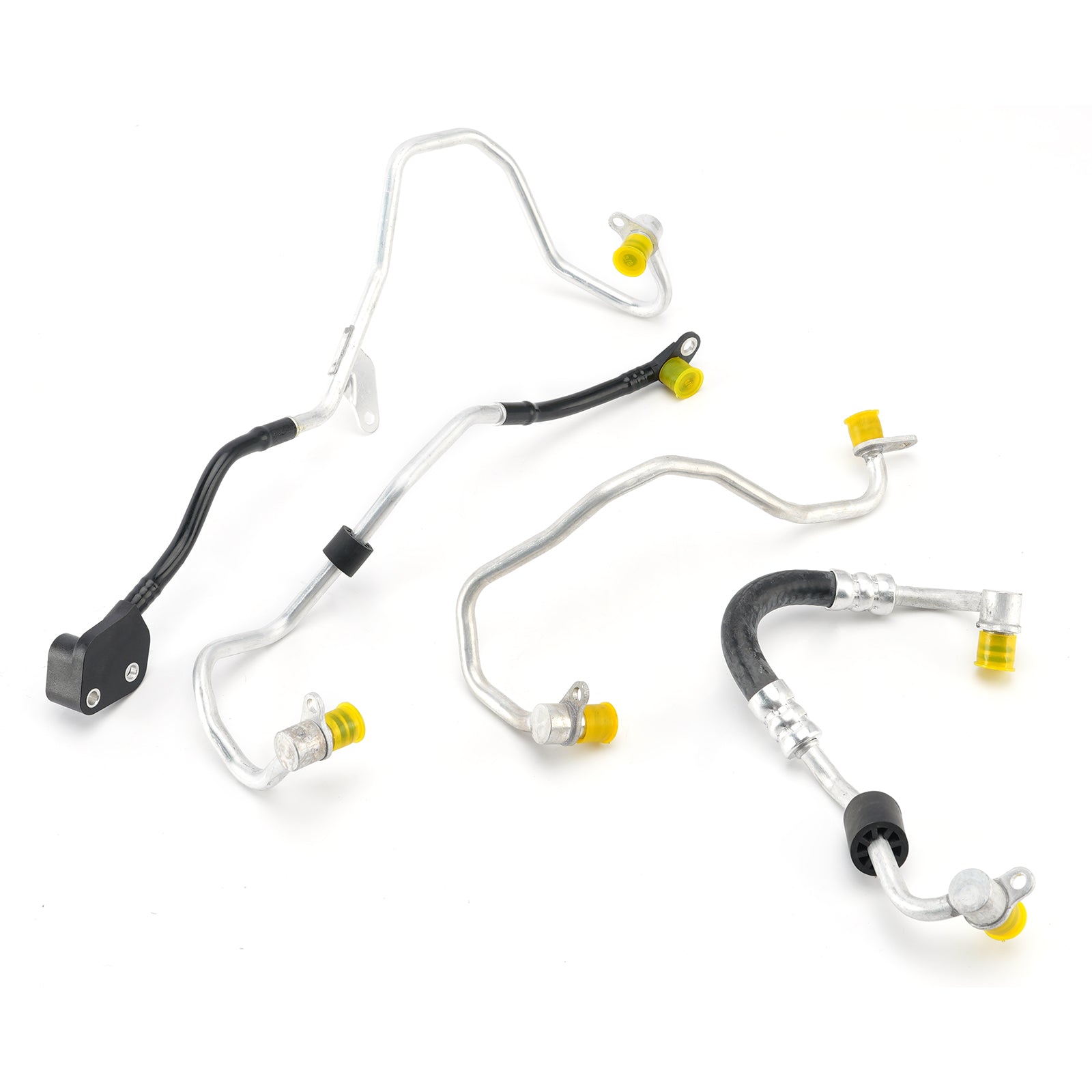4x Turbo Coolant Hose Line for Mercedes CLS550 GL550 E550 S550 GL450 2011-2018