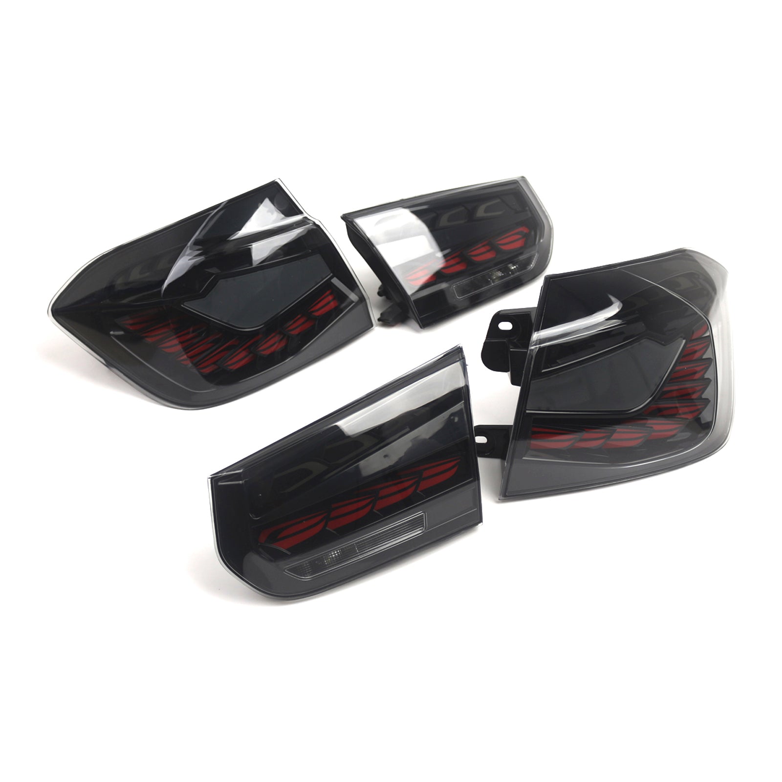 L&Zadné svetlá R s dymovými LED diódami pre BMW 3 F30 F80 M3 2013-2018