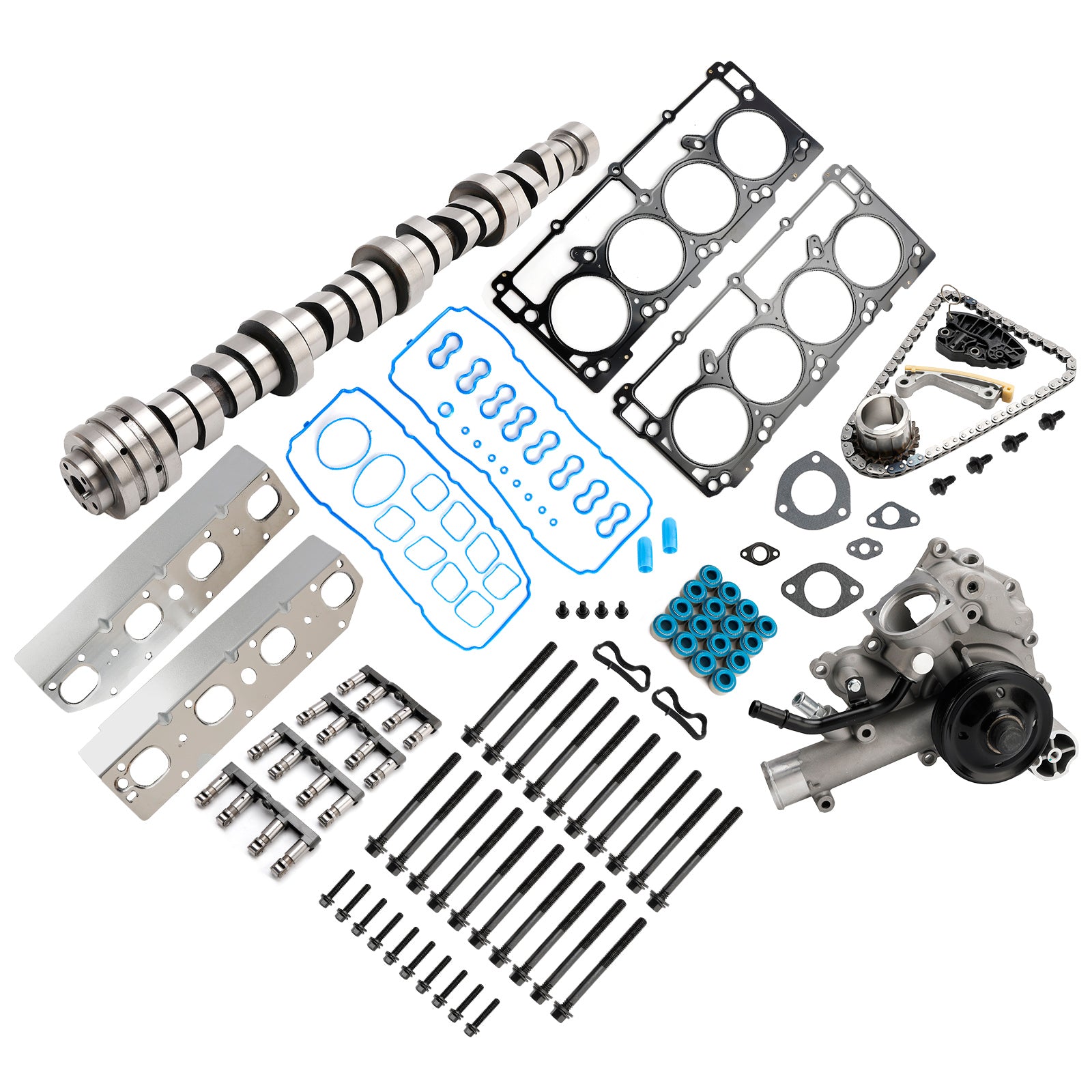 2009 Dodge Durango 5.7L Motor MDS Camshaft Kit Timing Chain Kit Water Pump 53021726AE 68060714AA