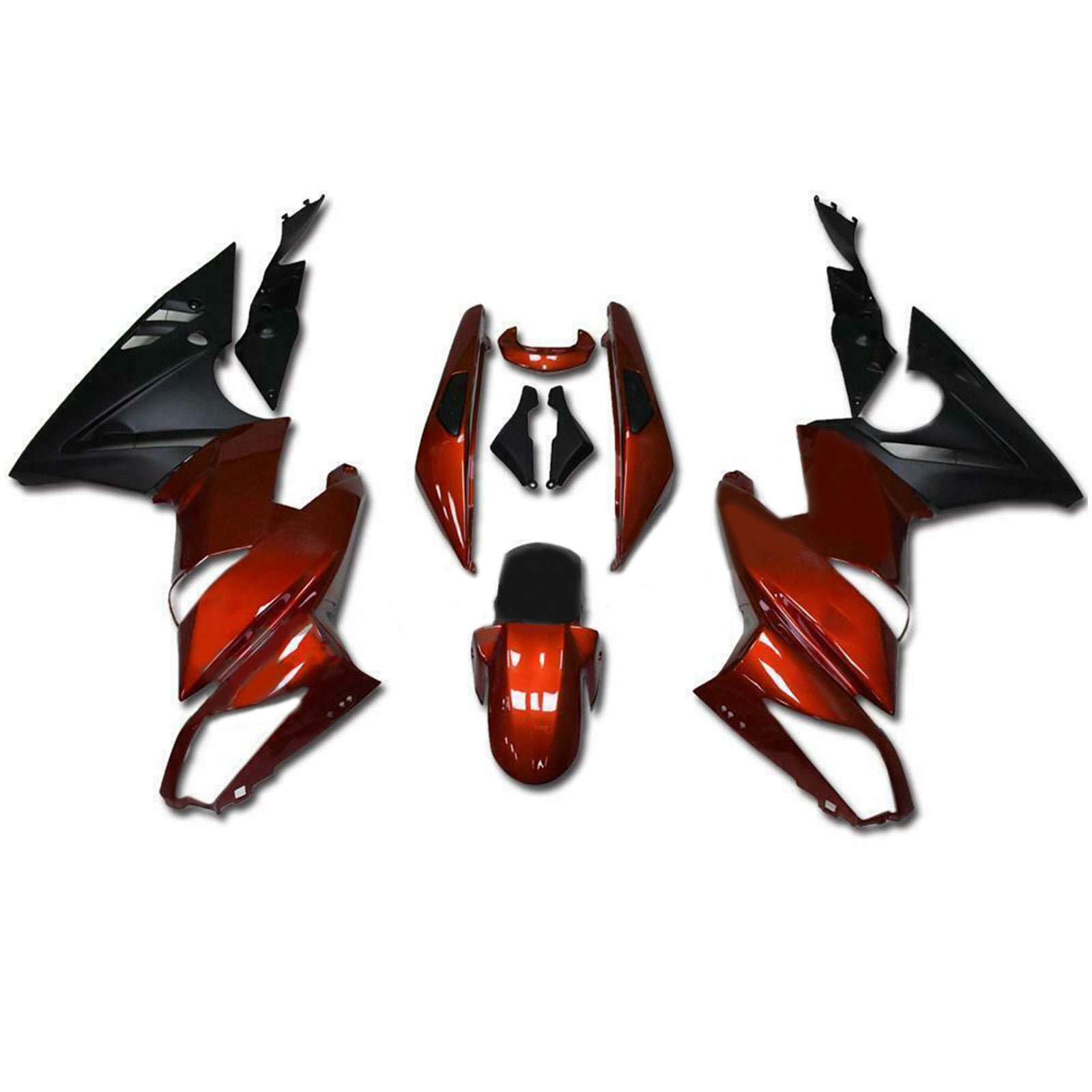 2009-2011 Kawasaki Ninja 650 ER-6F EX650 Fairing Kit Plastic 02# Generic