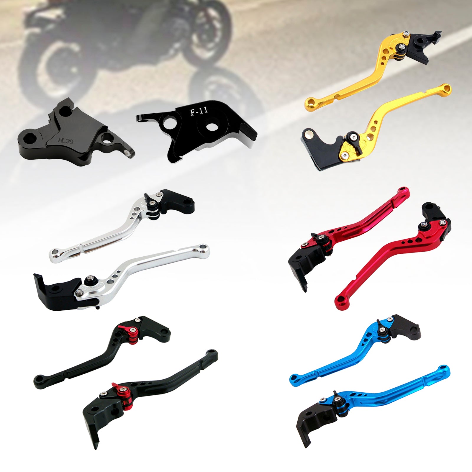 Palanca de freno de embrague larga apta para CFMOTO 700CL-X Sport 2021-2022