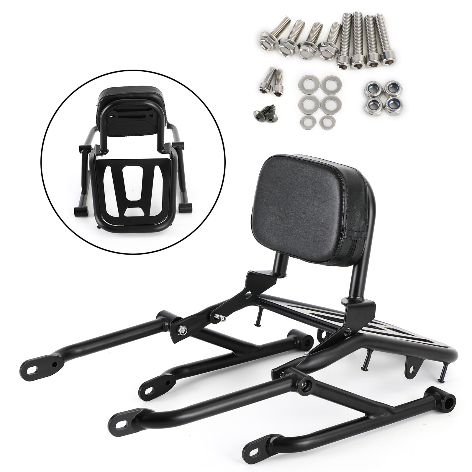 2017+ Honda REBEL CMX500 CMX300 Passenger Sissy Bar Backrest Luggage Rack