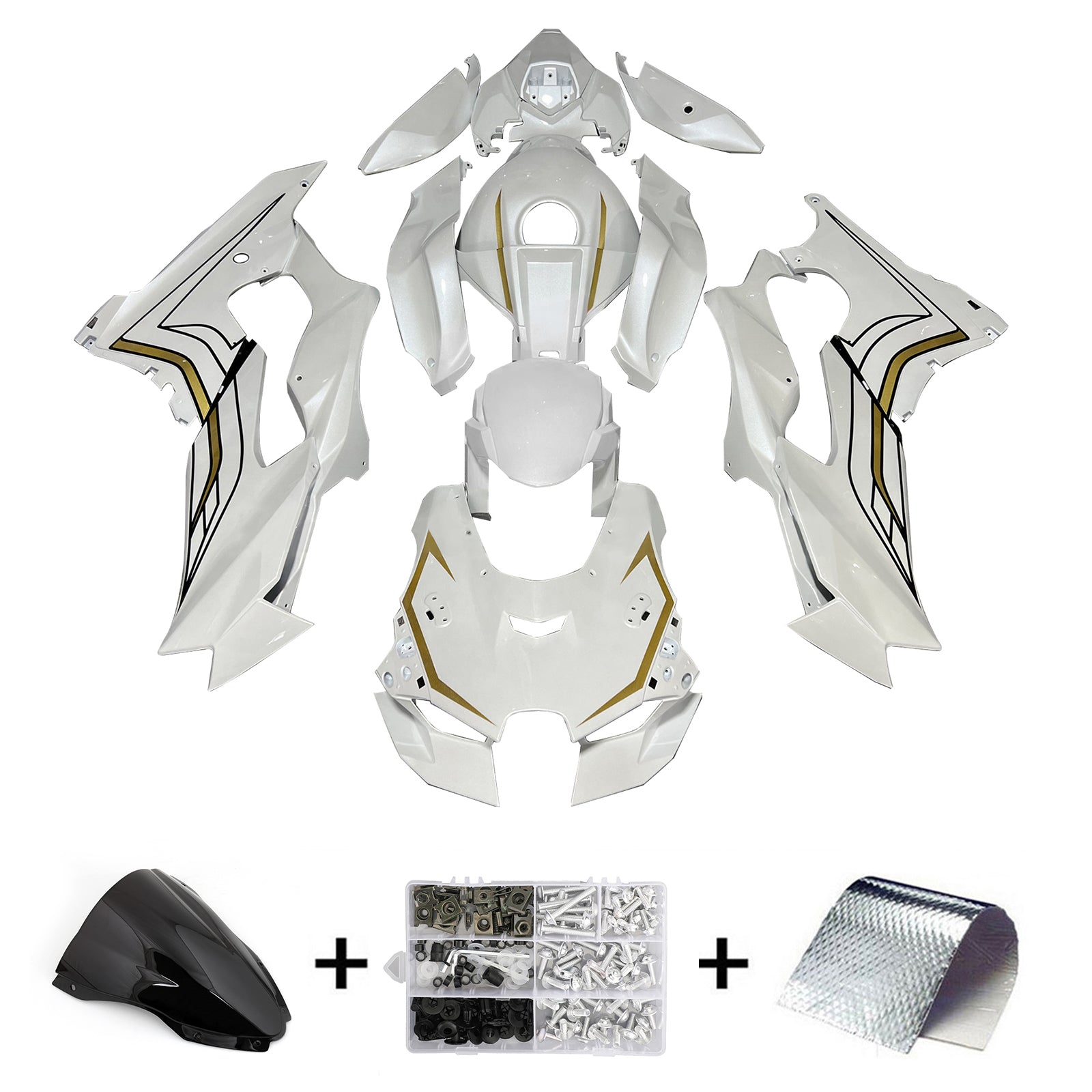 2021-2024 Kawasaki ZX-10R ZX10RR Injection Fairing Kit Bodywork ABS