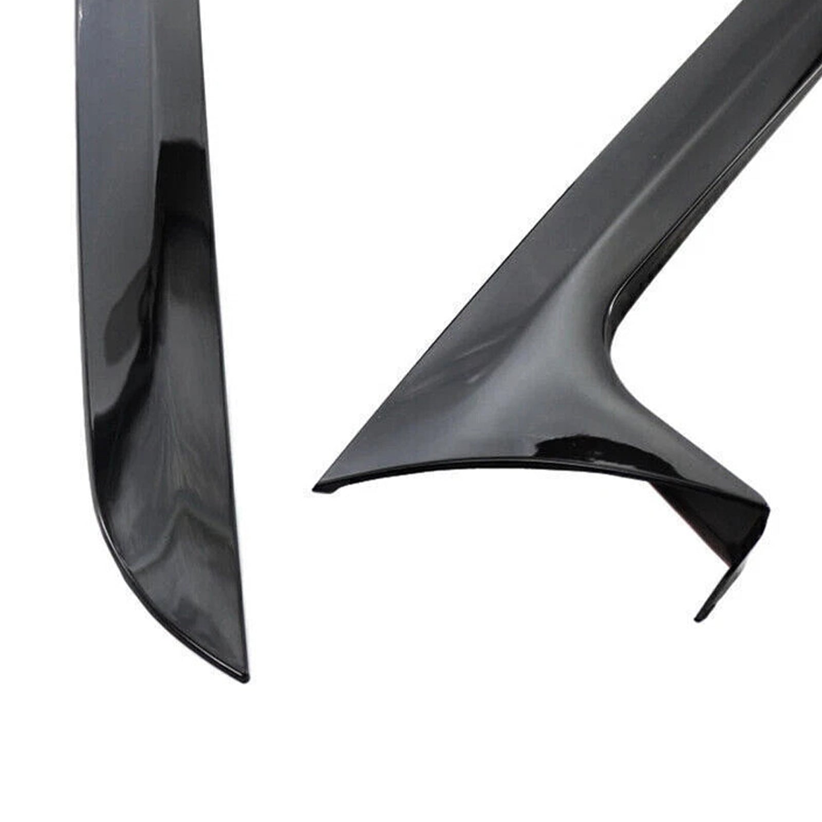 Bloss Black Paire arrière Spoiler de l'aile latérale de la lunette arrière pour Audi A6 C7 ALLORK 12-18