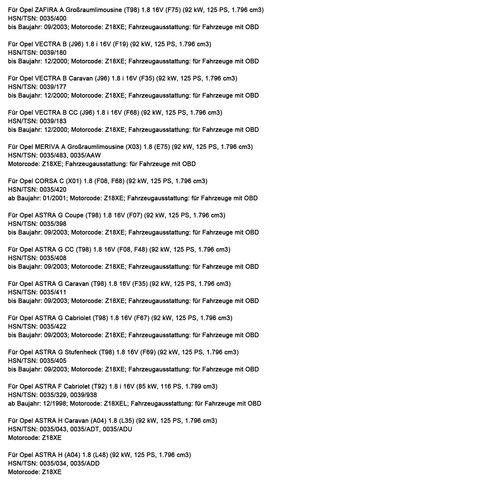 Potrubie katalyzátor pre vauxhall astra f g h corsa c meriva A 1,8