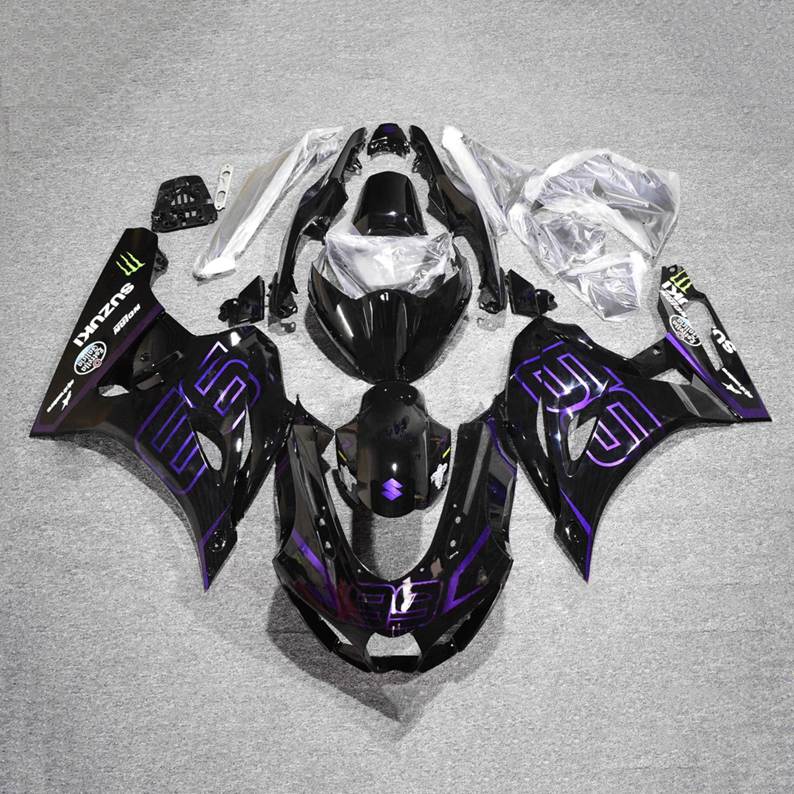 Injection Fairing Kit Bodywork Plastic ABS For Suzuki GSXR1000 2017-2025 K17