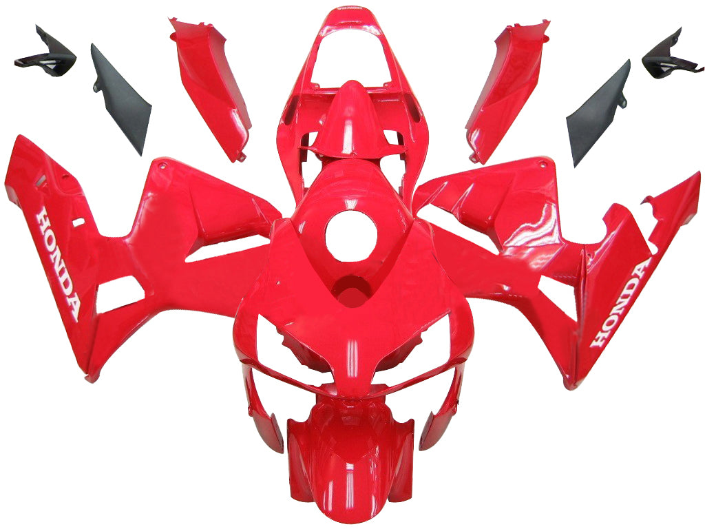 2003-2004 Honda CBR 600 RR Red Honda Racing Fairings Generic