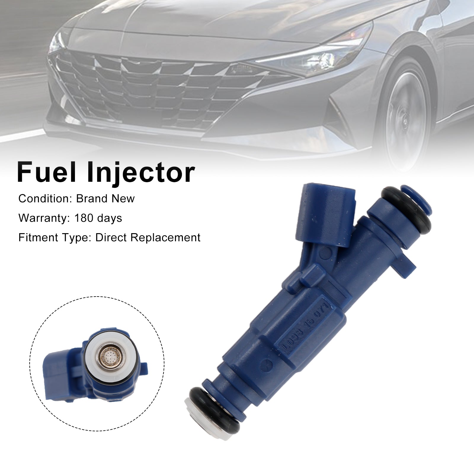 1PCS Fuel Injector 353102J000 Fit Elantra 2021-2023 Fit Kona 2022-2023 2.0L