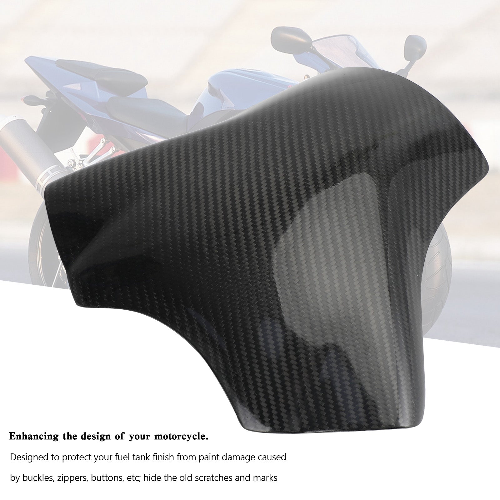 2004-2006 Yamaha YZF-R1 Carbon Gas Tank Cover Panel Fairing Protector