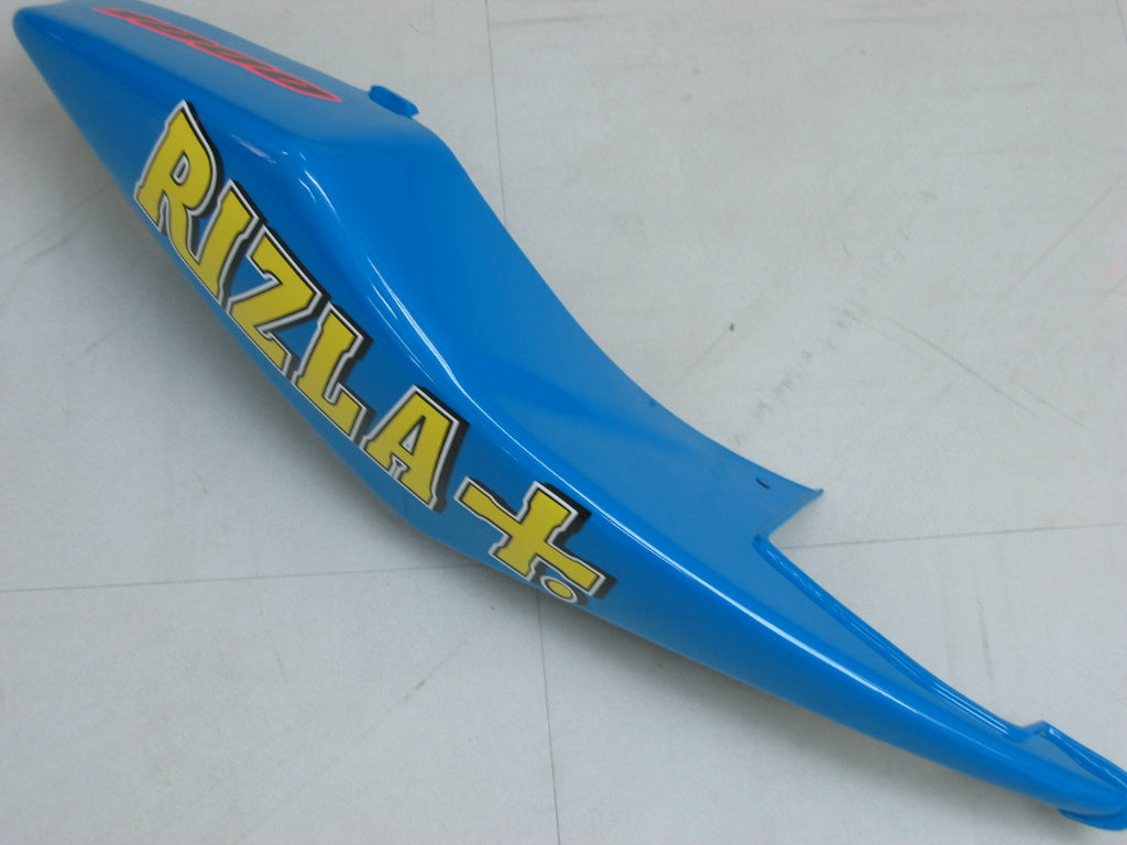 2005-2006 Suzuki GSXR 1000 blauwe Rizla Racing stroomlijnkappen algemeen