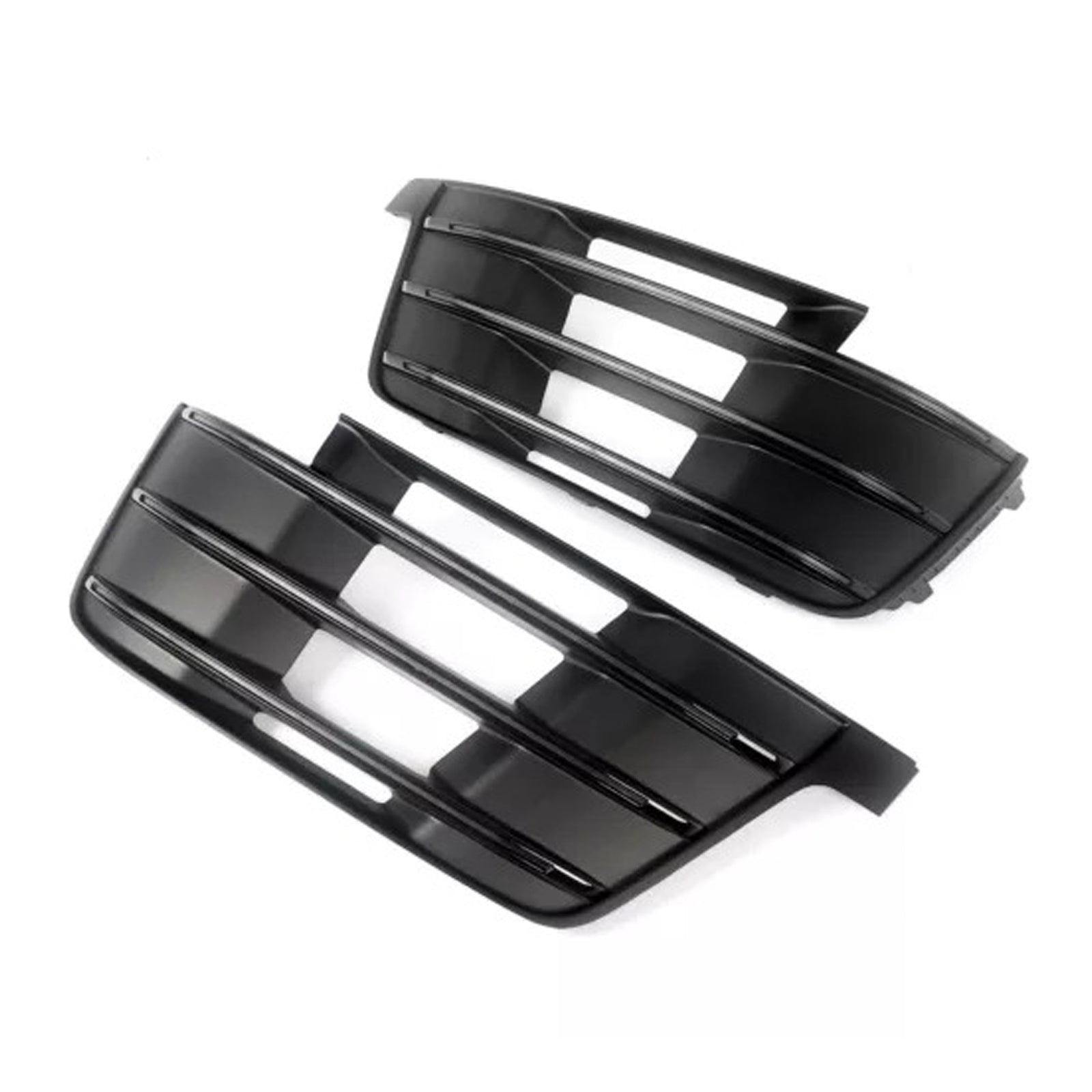 2016-2019 Audi Q7 S-Lijn 2X Originele Auto Voorbumper Mistlamp Roosters 4M0807681D 4M0807682D