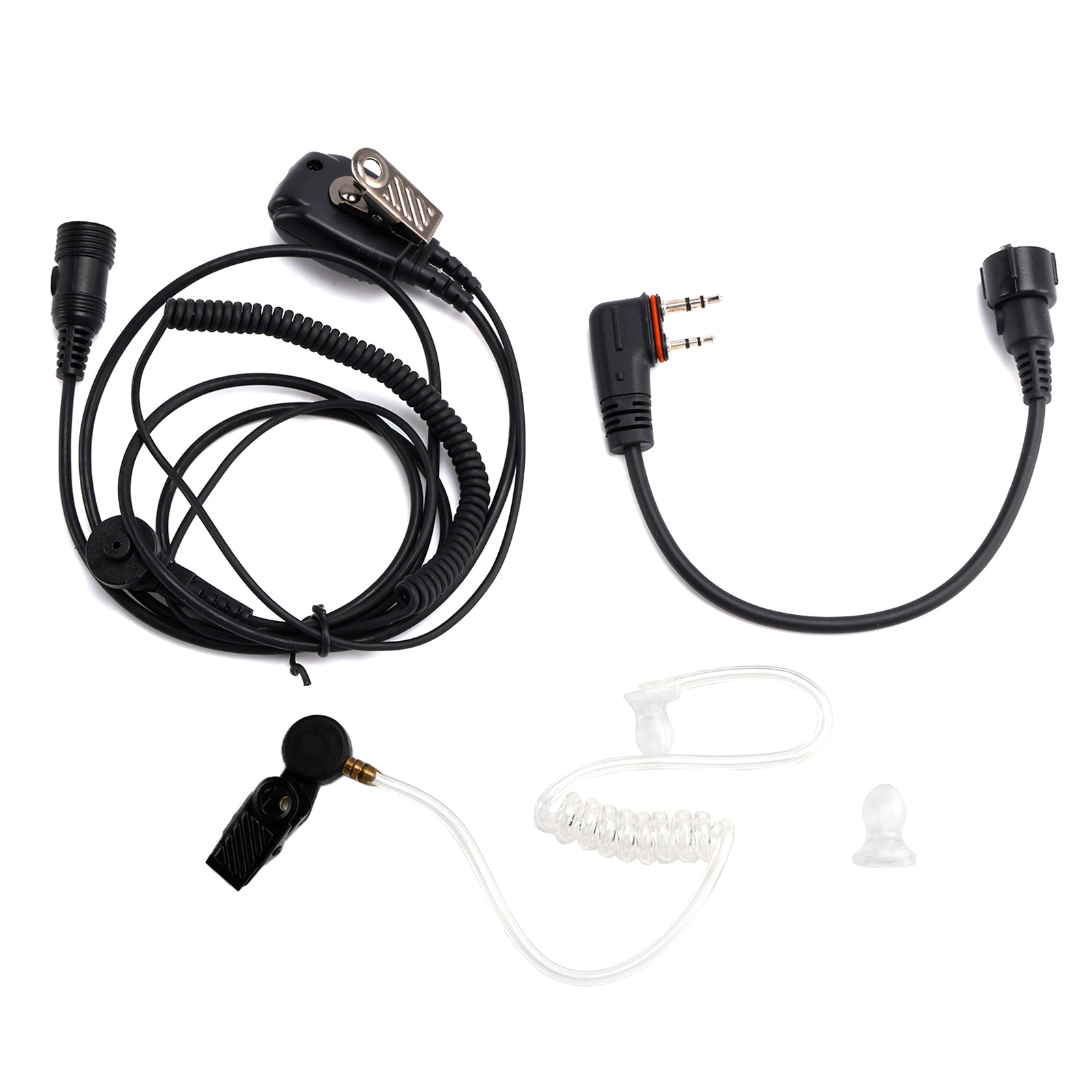 Écouteurs intra-auriculaires à Tube d'air Transparent 102B, avec ligne A24, pour ICOM A25CE A25N A24