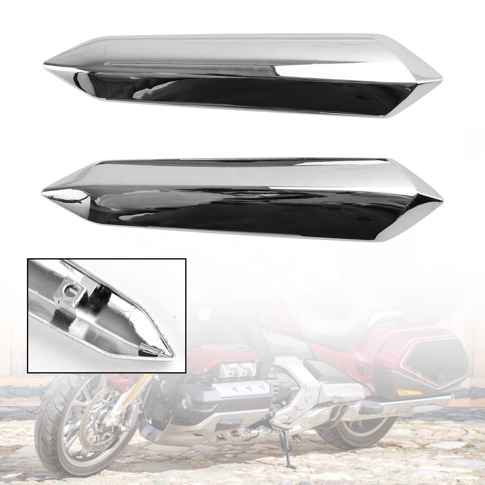 Housses de jambe de force pour pare-brise Honda Gold Wing DCT 2018-2022