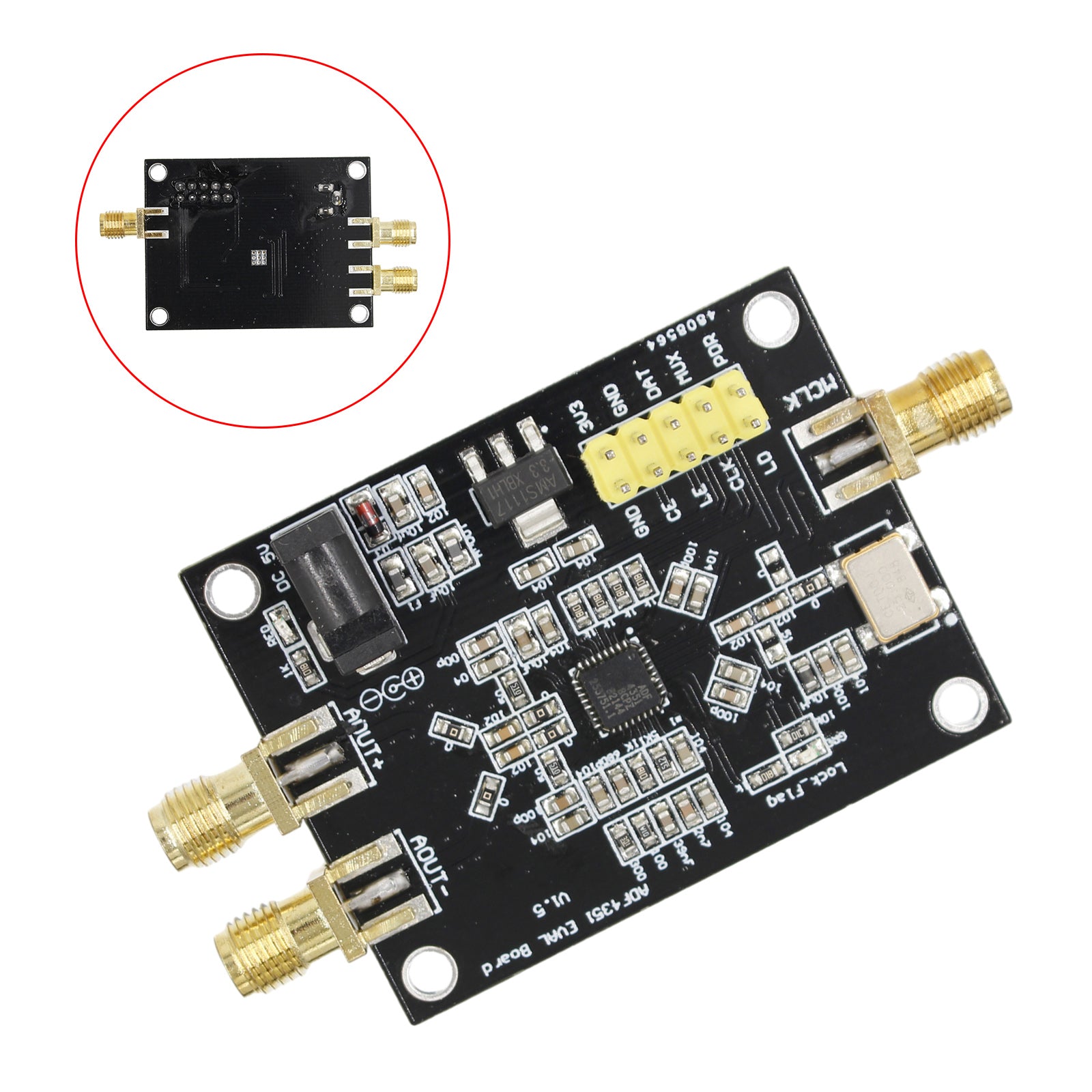 ADF4351 Ontwikkelingsbord 35M-4400M RF-signaalbron Fase-vergrendelde lusmodule