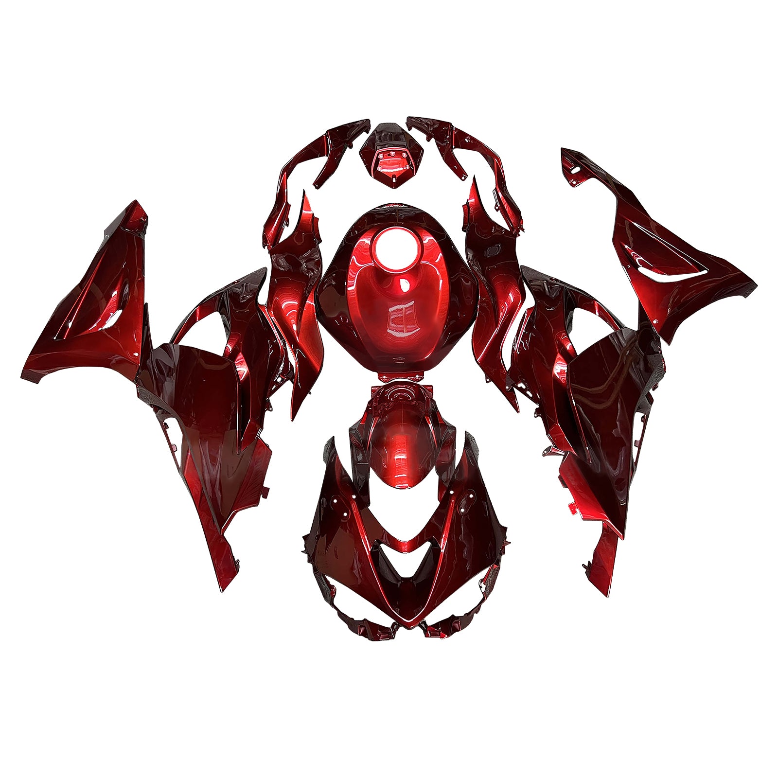 Injectiekuipset carrosserie kunststof ABS geschikt voor Kawasaki ZX-6R 2024-2025