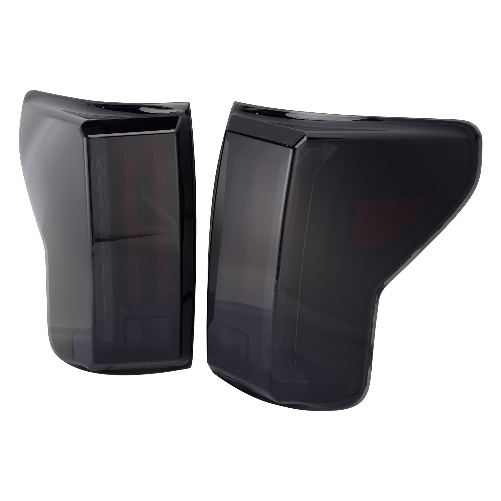 2007-2013 For Toyota Tundra Left+Right LED Tail Lights Black Housing Smoked Lens