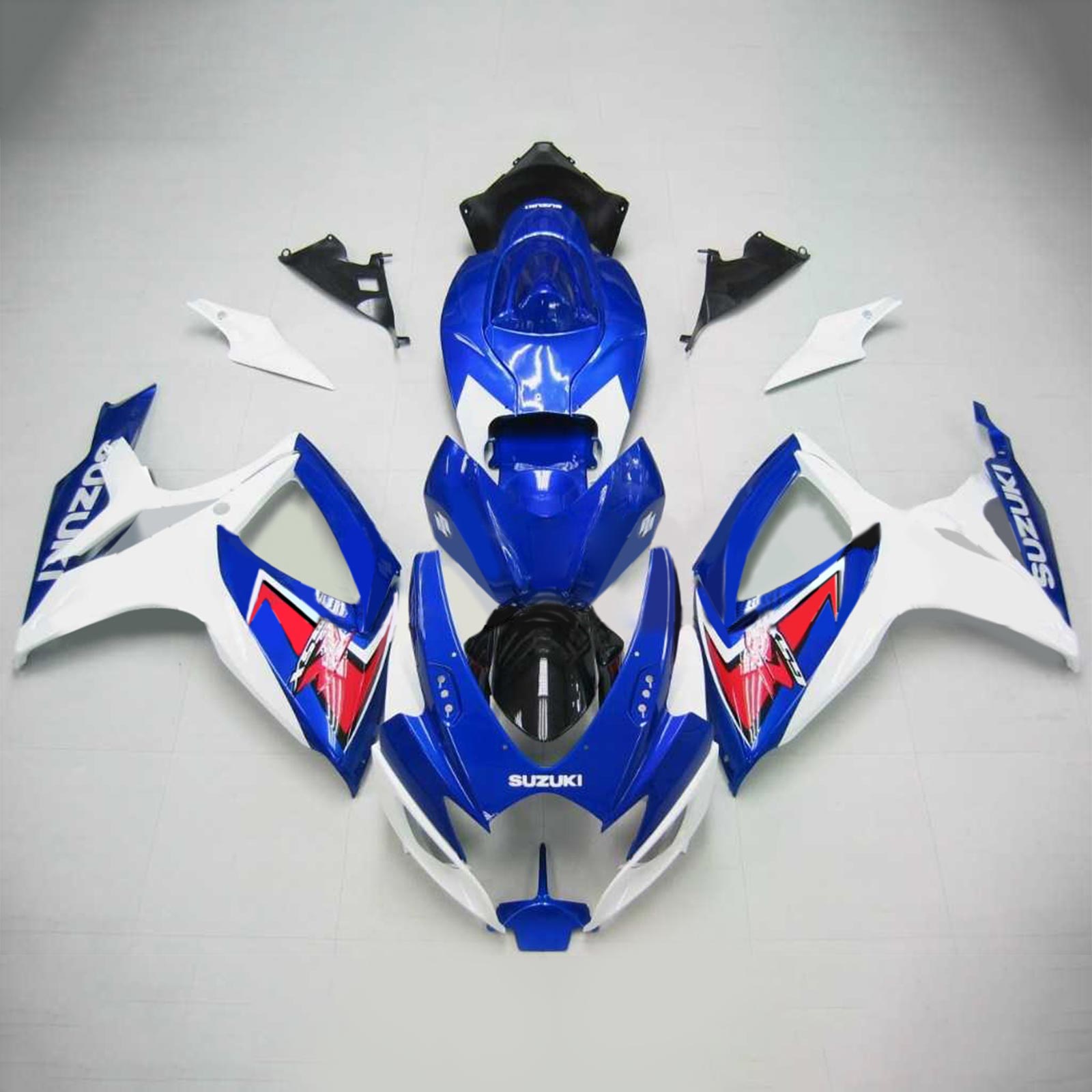 2006-2007 Suzuki GSXR 600/750 K6 Kit de carénage Amotopart Injection Bodywork Plastic Abs # 121
