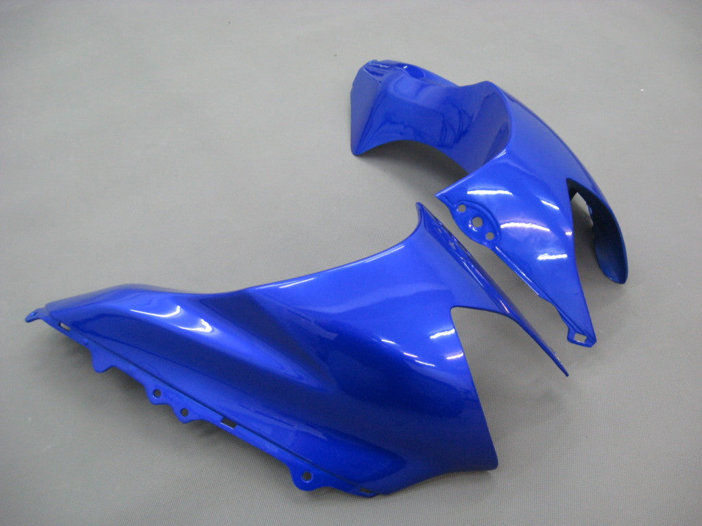 2004-2005 Kawasaki ZX 10R Blue Black Racing Fairings Generic