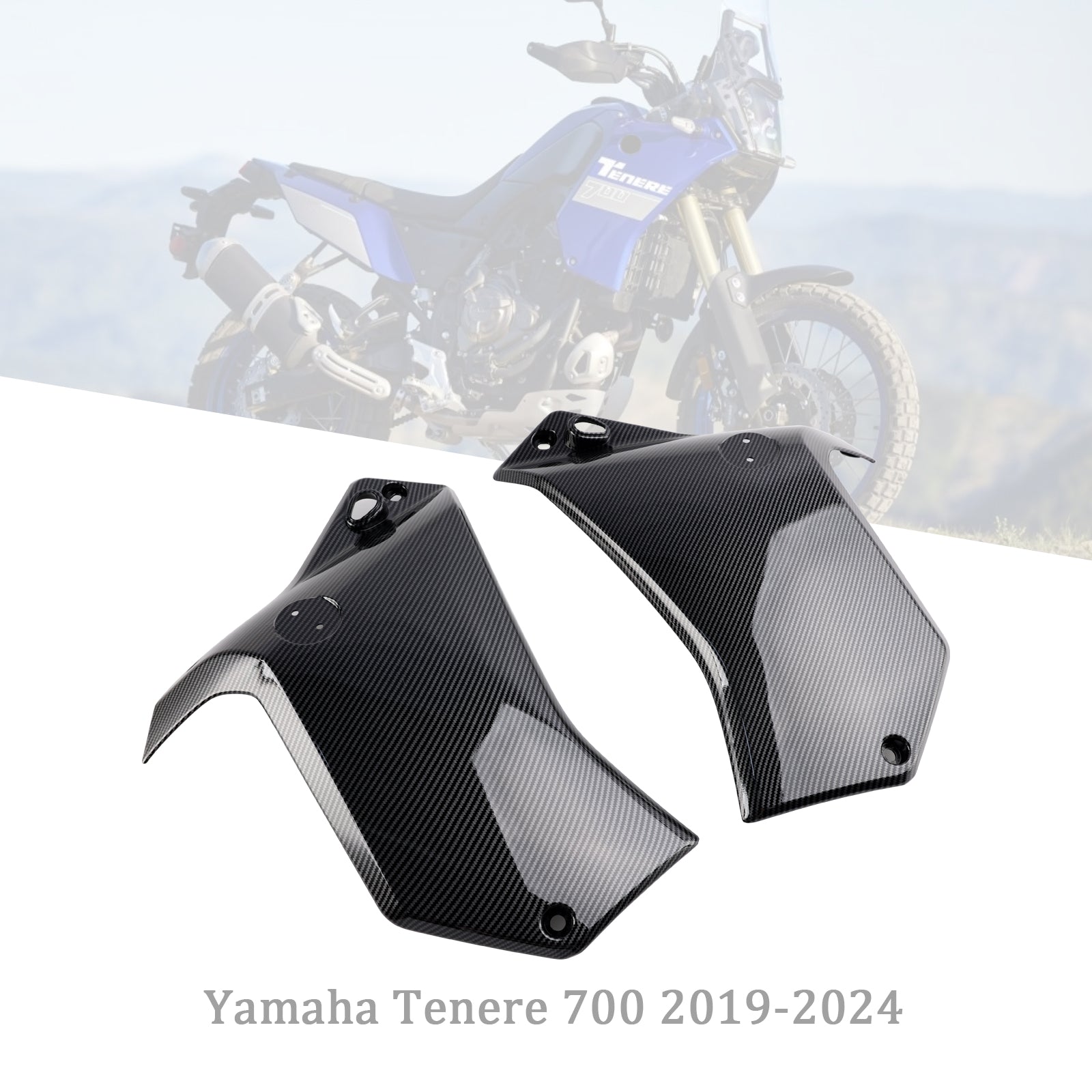 2019-2024 YAMAHA TENERE 700 SIDA RAMPANE PANEL SKOTSER Täckning