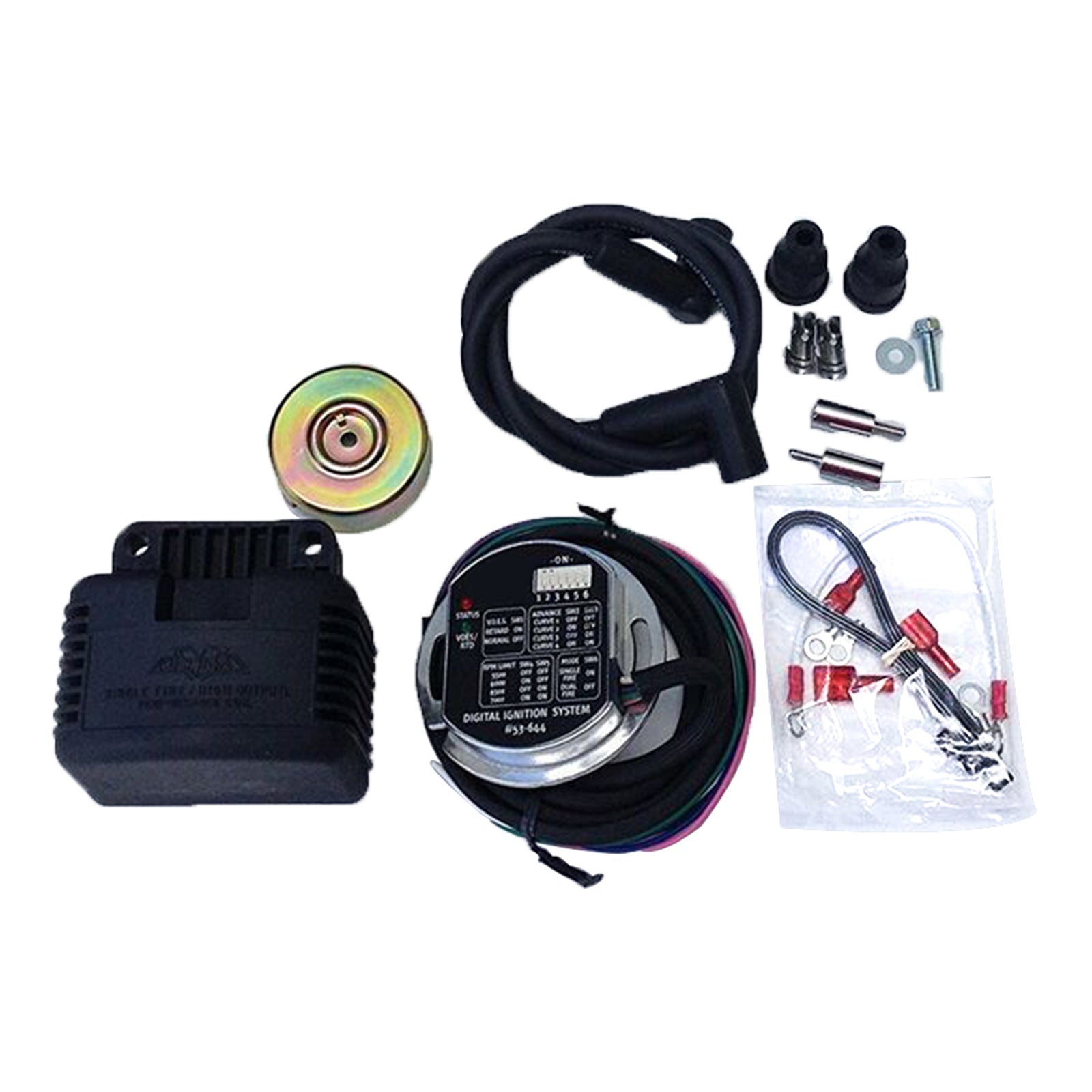 Double Fire Electronic Ignition Kit fit for Big Twin Models 1970-1999