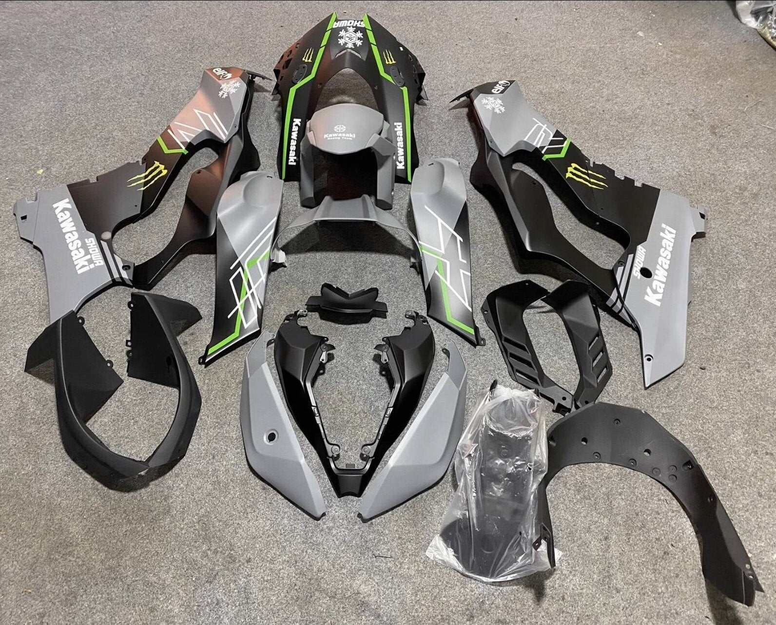 2021-2024 Kawasaki ZX-10R ZX-10RR Kit de carenado de inyección Carrocería Plástico ABS