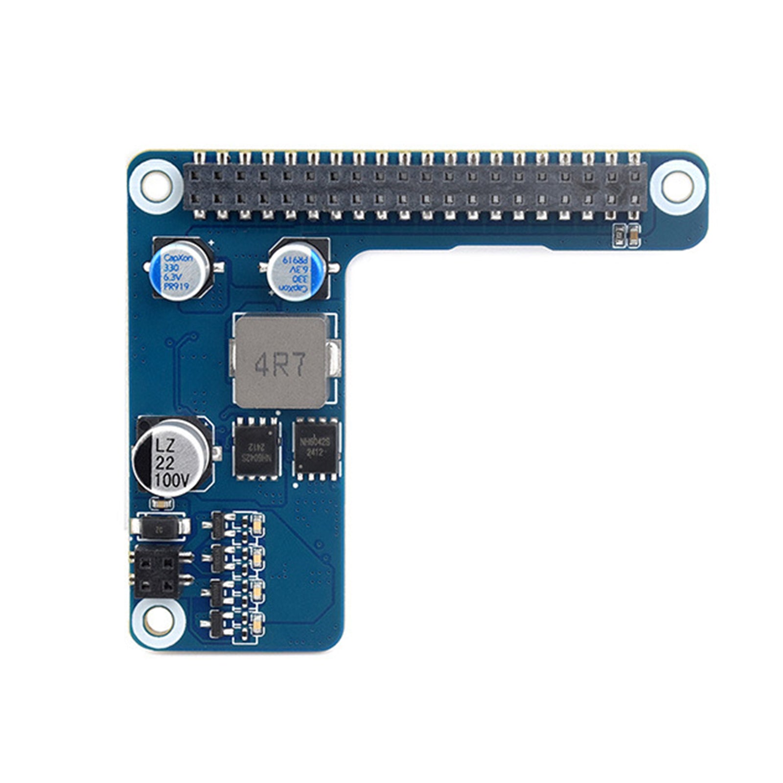 Raspberry Pi 5 Ethernet-uitbreidingskaart PoE-voedingsmodule 802.3af/at