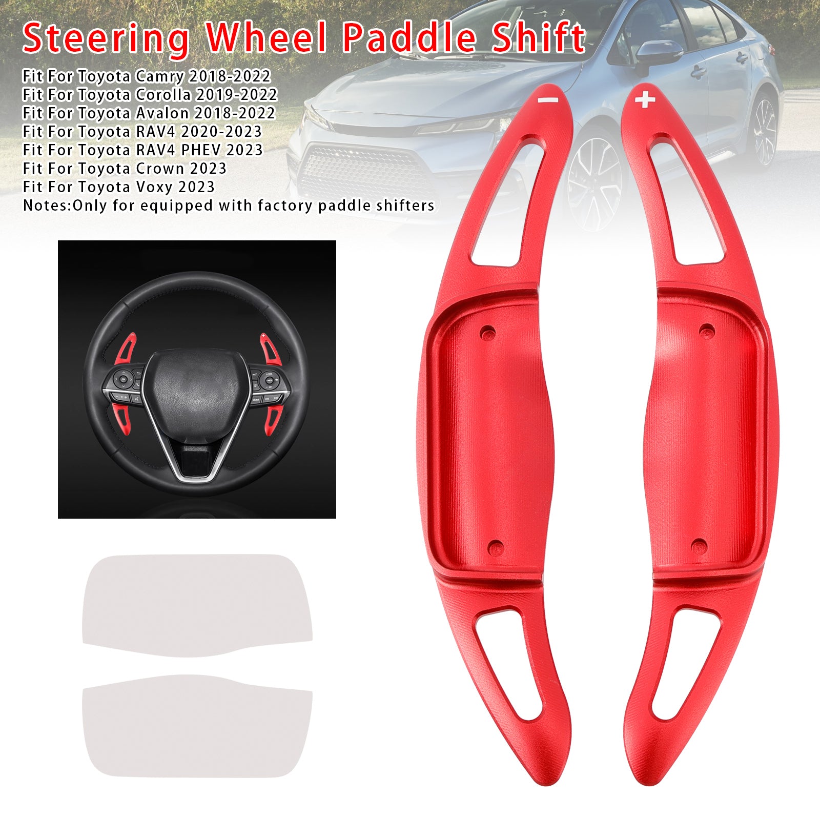 Stuurwiel schakelpeddelverlenging voor Toyota Camry Avalon