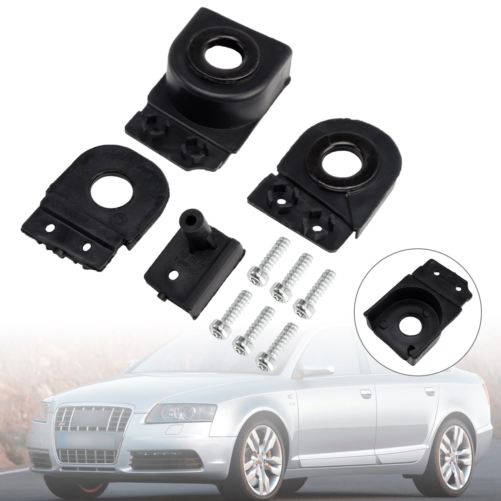 Right Car Headlight Repair Kit 4F0998122 For Audi A6 S6 C6 2005-2011