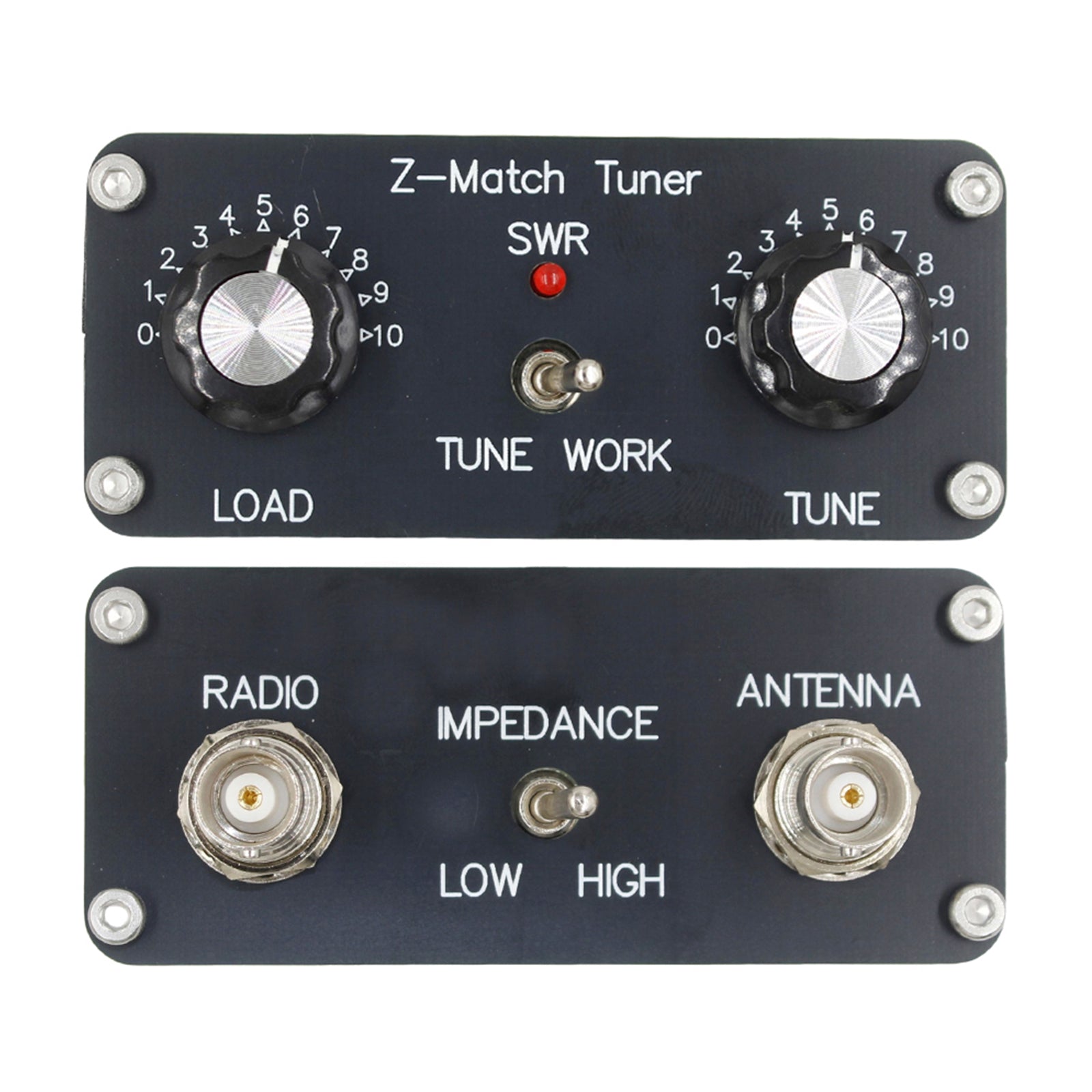 QRP Z-match Manual Anténa 5W TUNER 3-28MHz Z-MATCH QRP Manual Anténny tuner šunka HAM