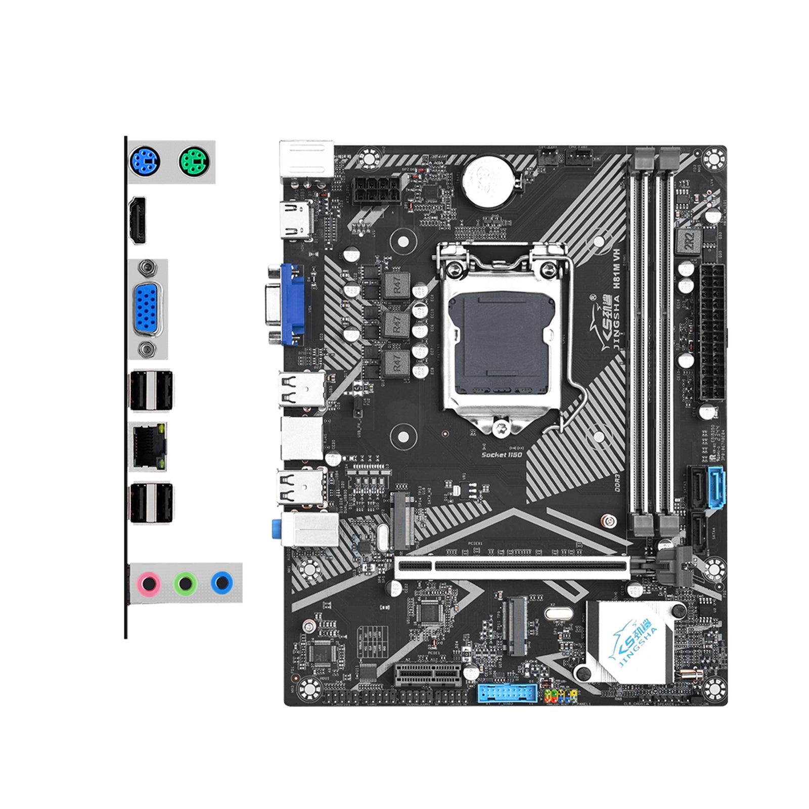 H81M VH Computer Moederbord Desktop DDR3 Geheugen LGA 1150-pins ondersteunt M.2