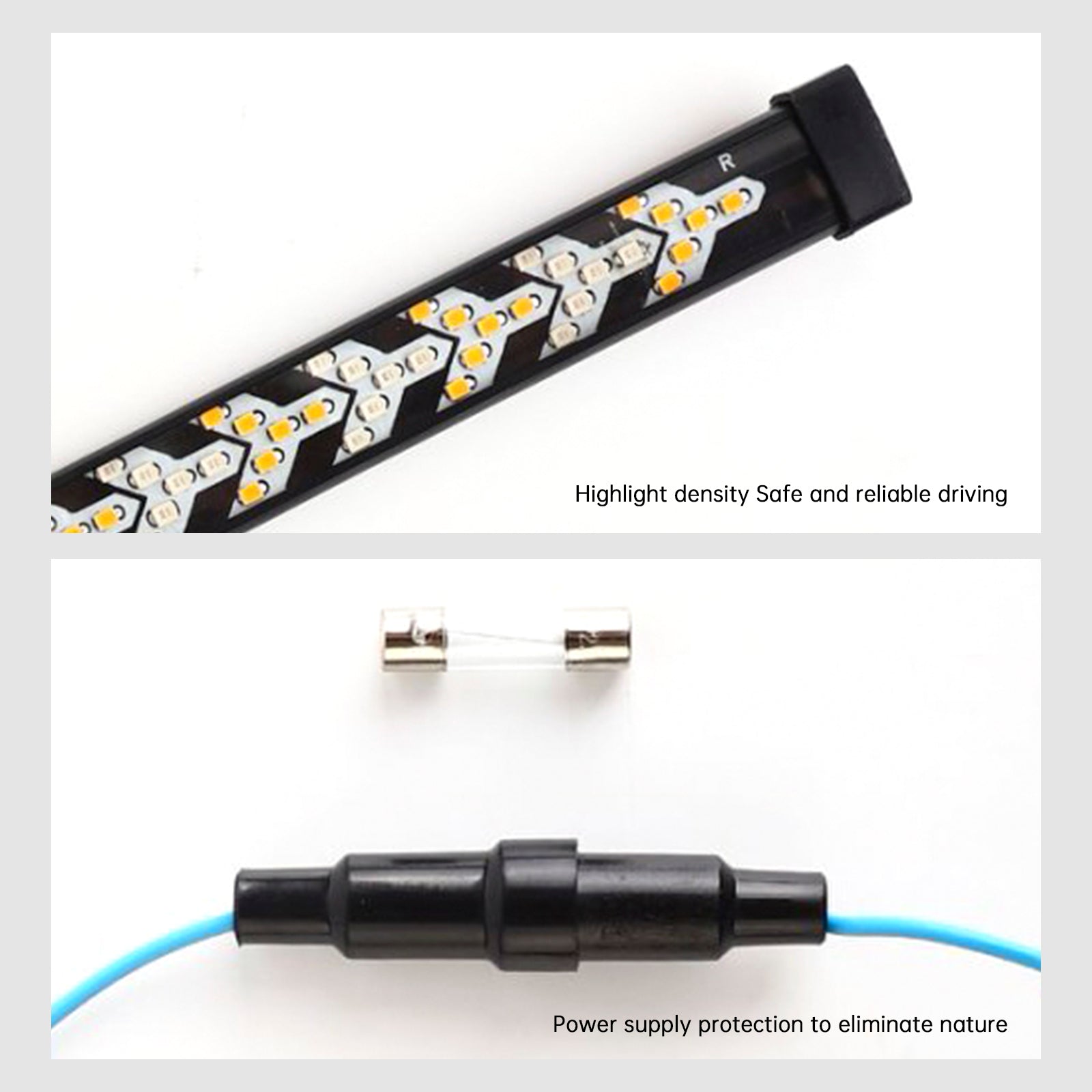 Automobil LED Taillight Strip Turn Signal Lamp Flying Dynamic s jedným radom 1,2 metrov