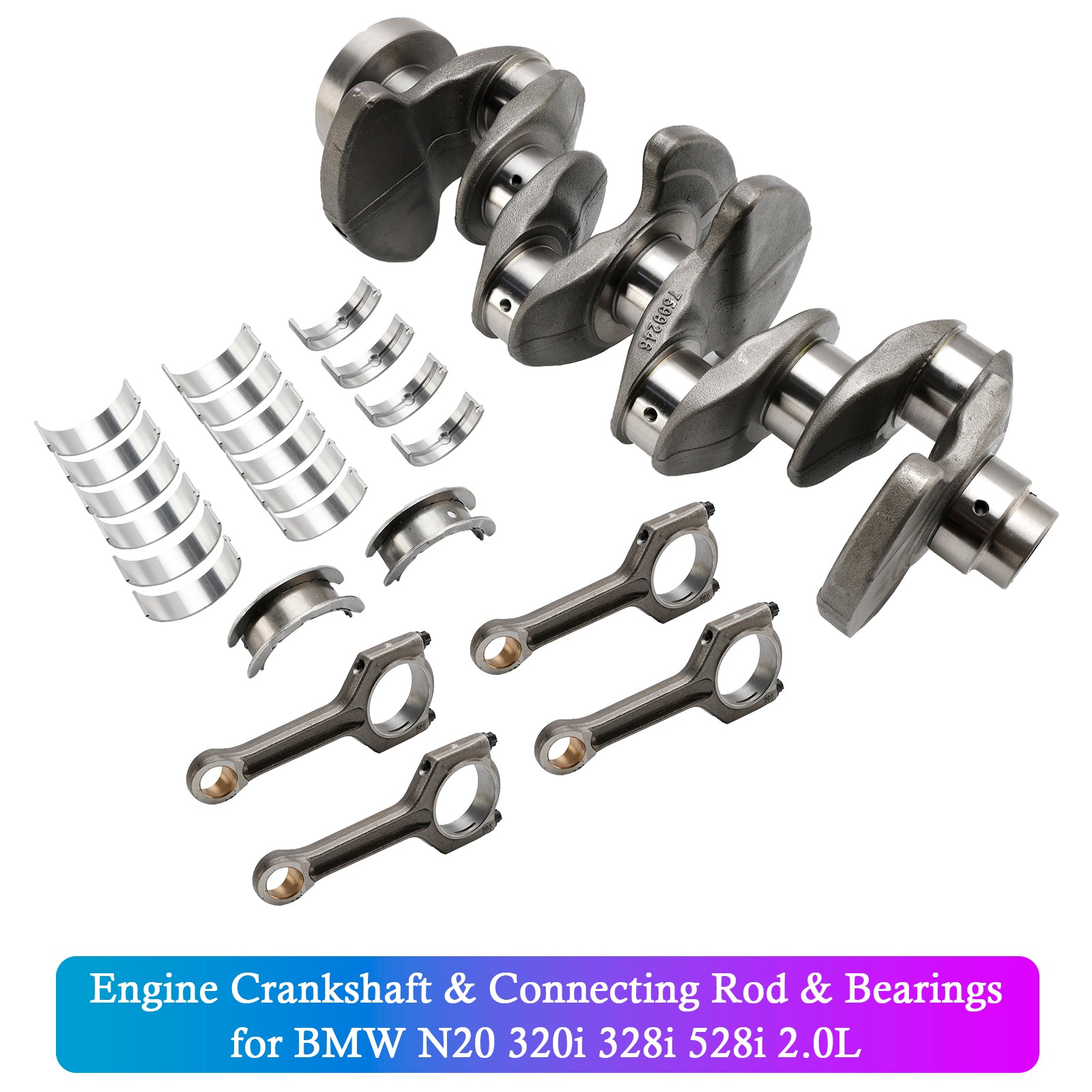 03/2014-on BMW 4 SERIES GRAN COUPE F36 Engine Crankshaft & Connecting Rod & Bearings 11217640165 11247624616