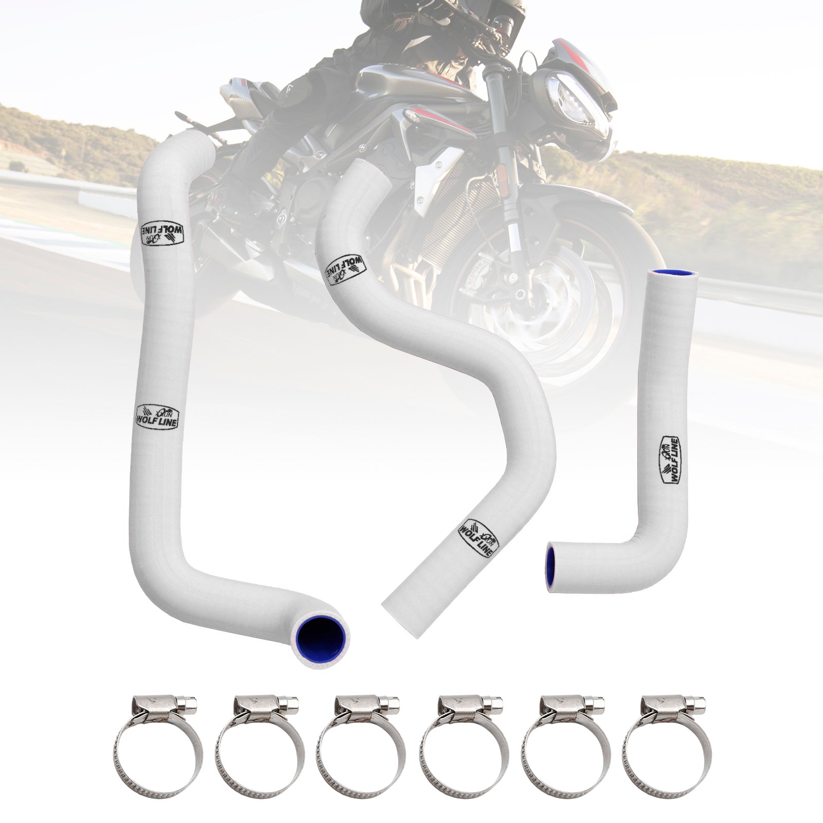 2020-2022 Street Triple 765 R RS Silicone Radiator coolant Hose kit