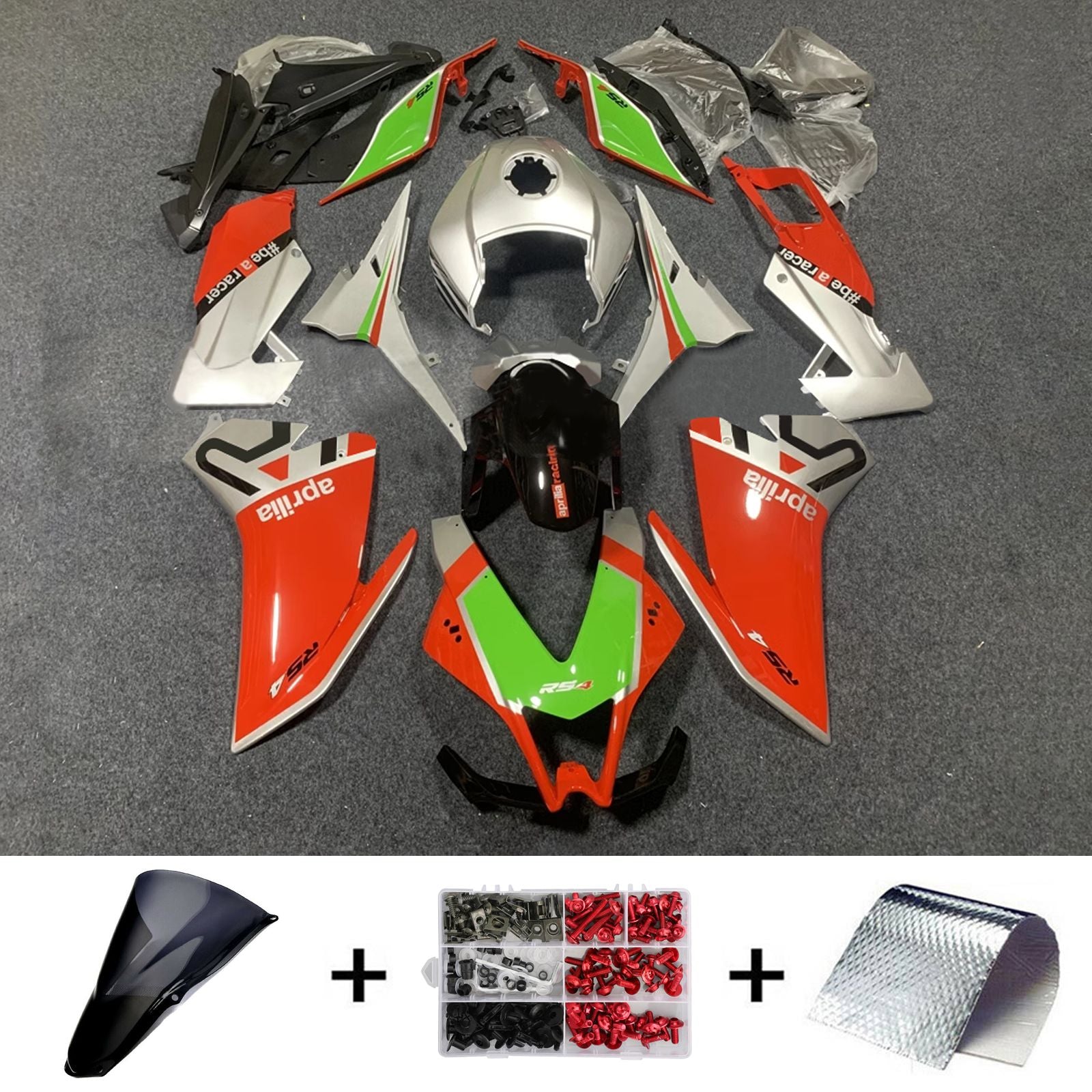 2012-2016 Aprilia RS4 125 50 injectiekuipset carrosserie