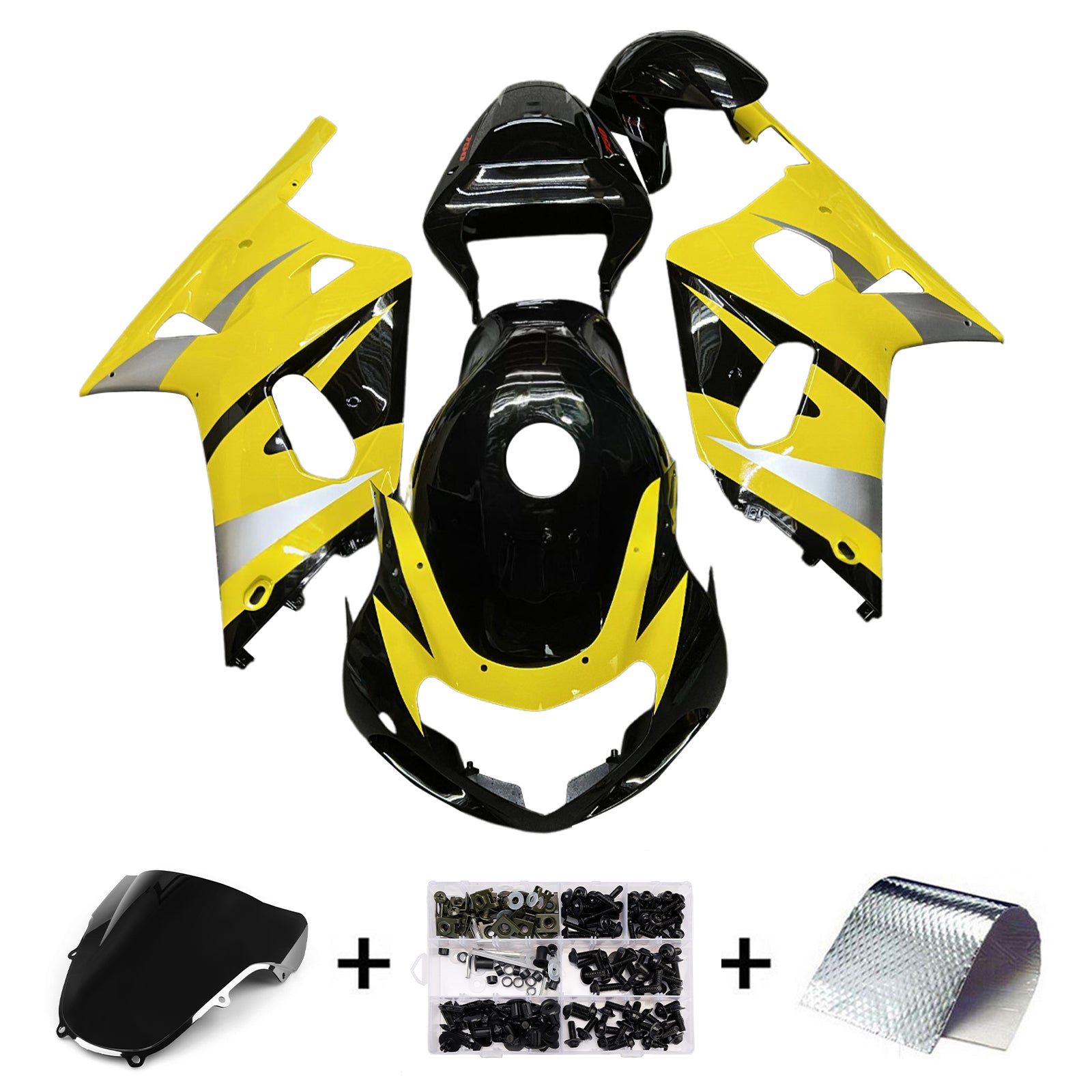 Kit de carénage d'injection de carrosserie pour Suzuki GSXR600 2001-2003 GSXR750 2000-2003 K1