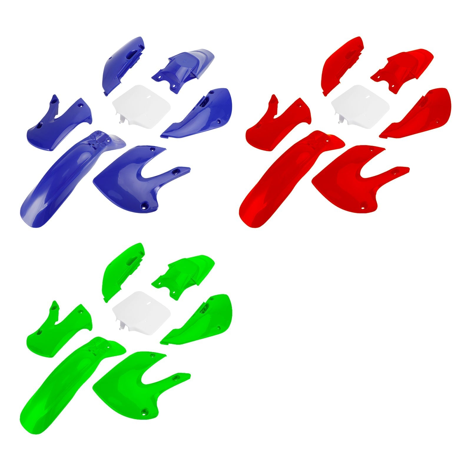 Kawasaki KLX110 KLX65 RM65 DRZ110 vstrekovanie ABS plastová karoséria kapotáž